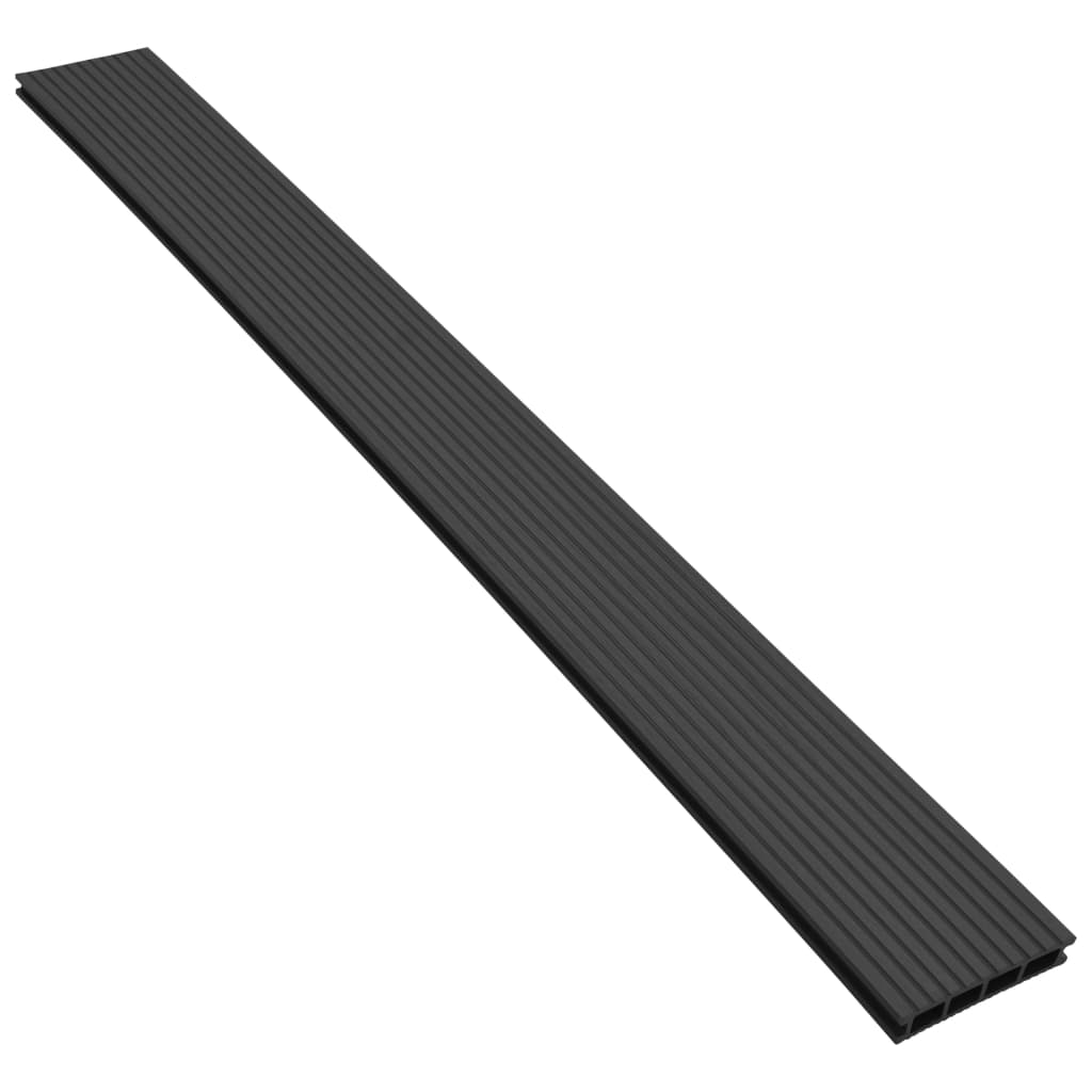 vidaXL WPC Decking Boards with Accessories 25 m² 4 m Anthracite