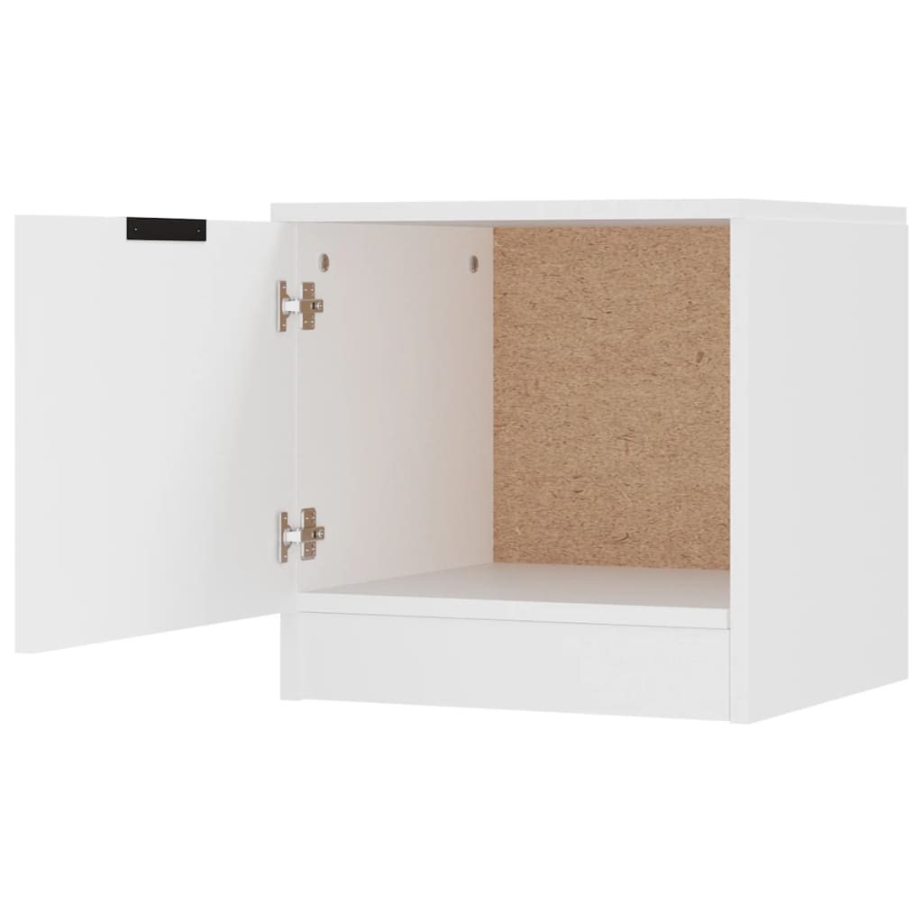 vidaXL Bedside Cabinet White 40x39x40 cm