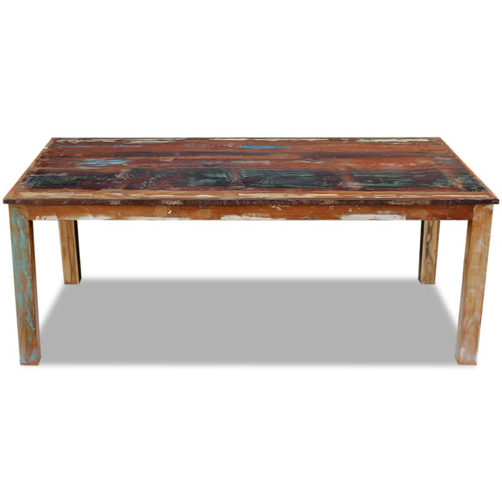 vidaXL Dining Table Solid Reclaimed Wood 200x100x76 cm