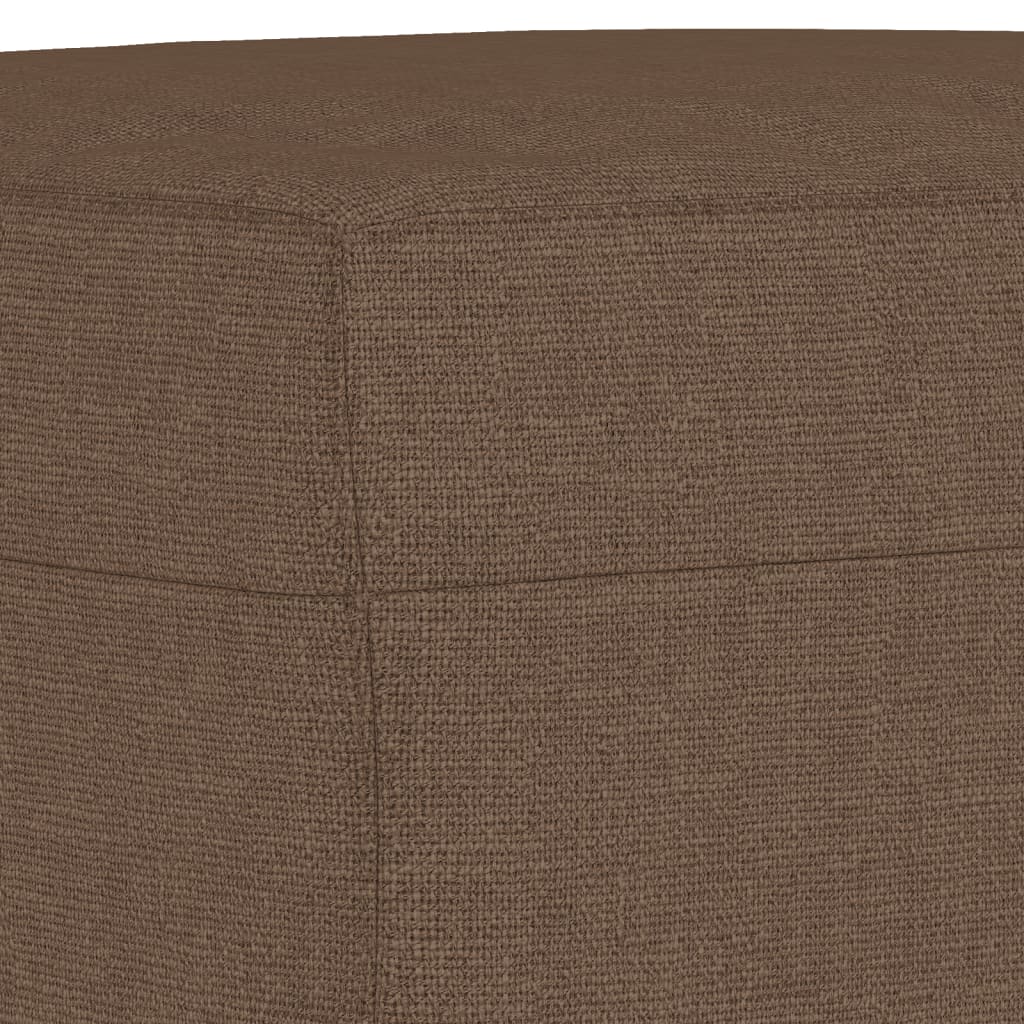 vidaXL Footstool Brown 60x50x41 cm Fabric