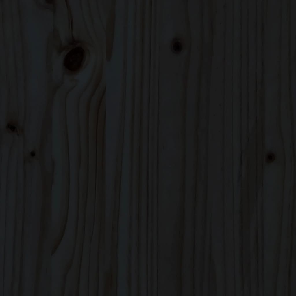 vidaXL Bar Stools 2 pcs Black 40x42x120 cm Solid Wood Pine