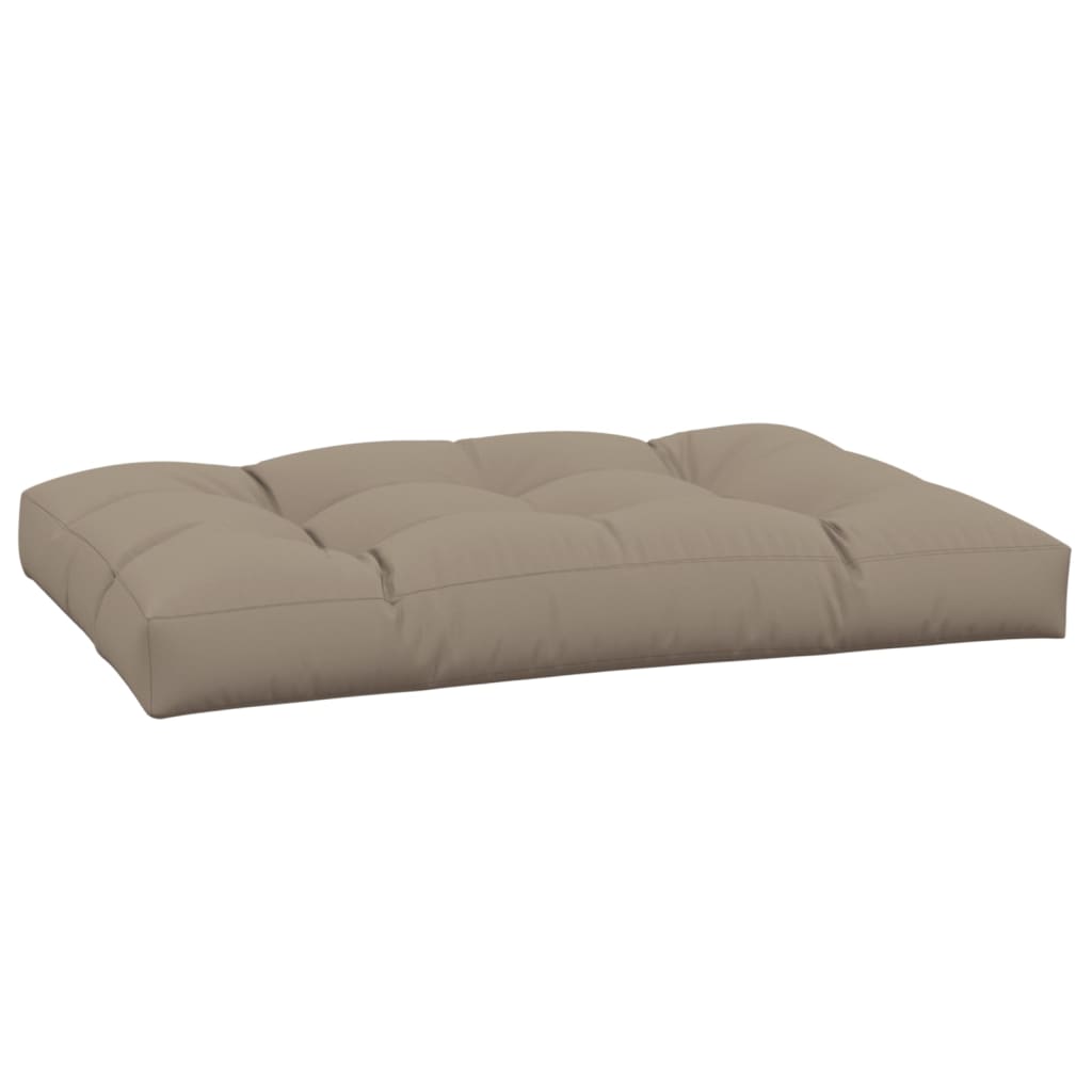 vidaXL Pallet Cushion Taupe 120x80x12 cm Fabric