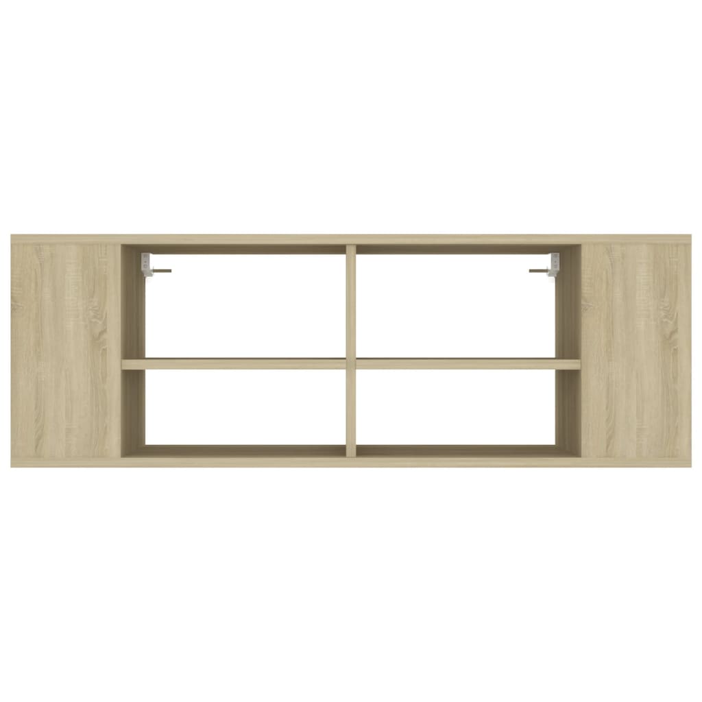 vidaXL Wall-Mounted TV Cabinet Sonoma Oak 102x35x35 cm Engineered Wood