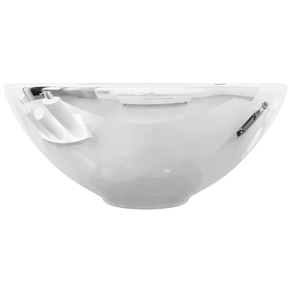 vidaXL Wash Basin 32.5x14 cm Ceramic Silver