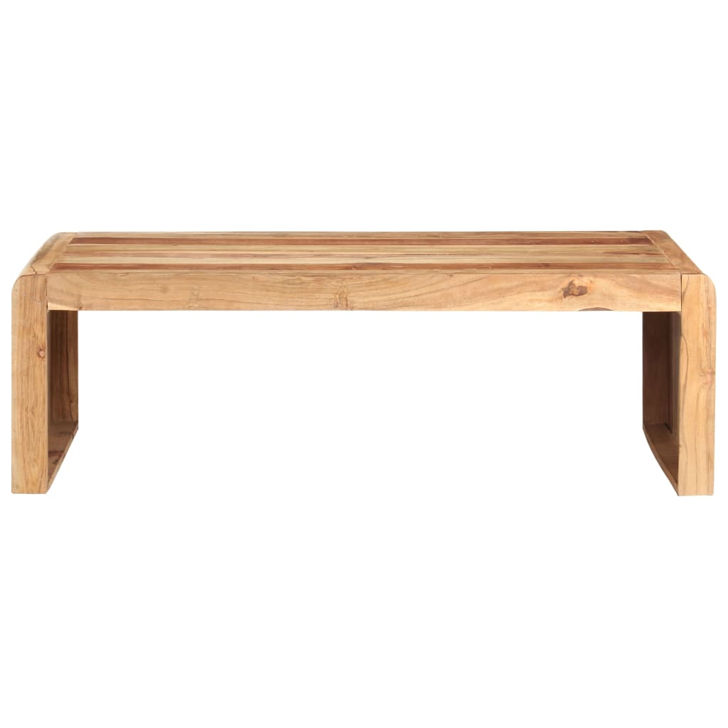 vidaXL Coffee Table 110x63x35 cm Solid Acacia Wood