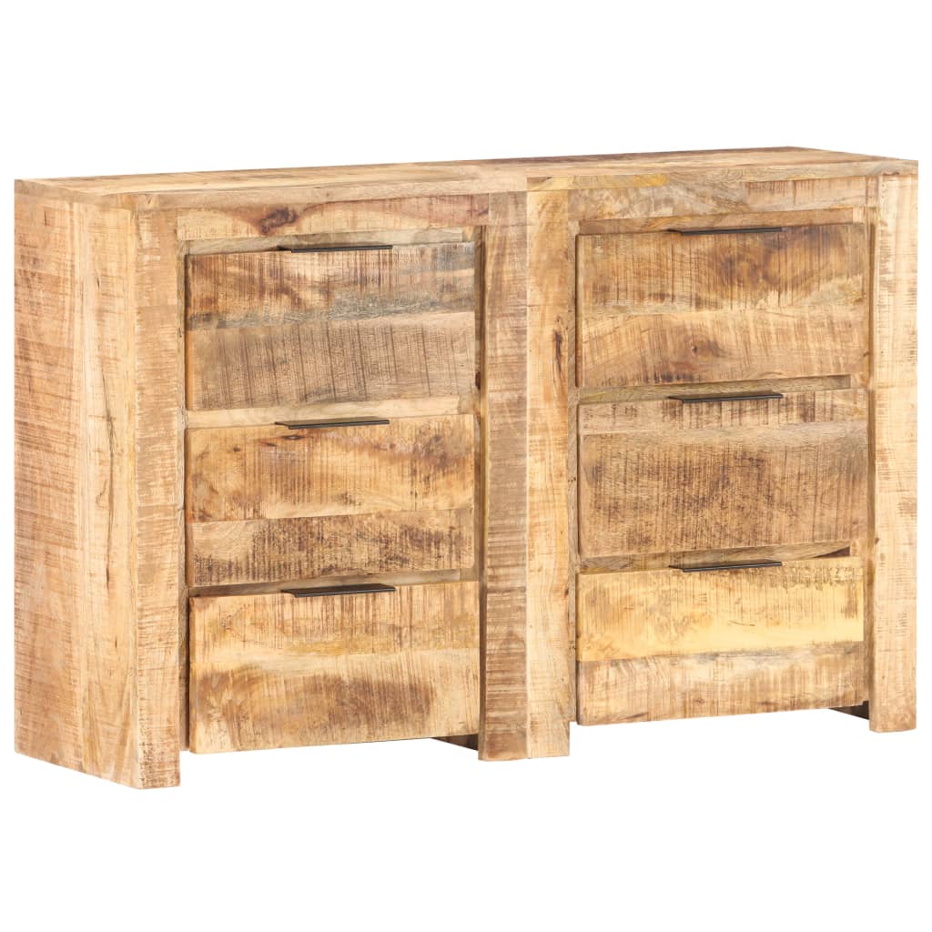 vidaXL Drawer Cabinet 118x33x75 cm Solid Mango Wood