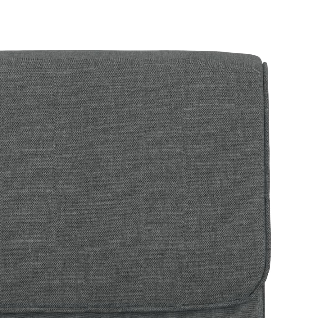 vidaXL Lounge Chair Dark Grey 55x64x80 cm Fabric