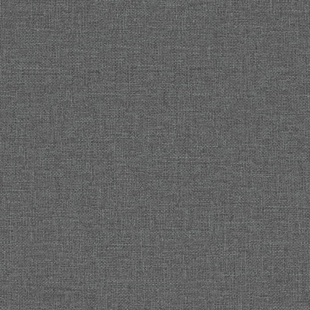 vidaXL Bench Dark Grey 110x40x70 cm Fabric