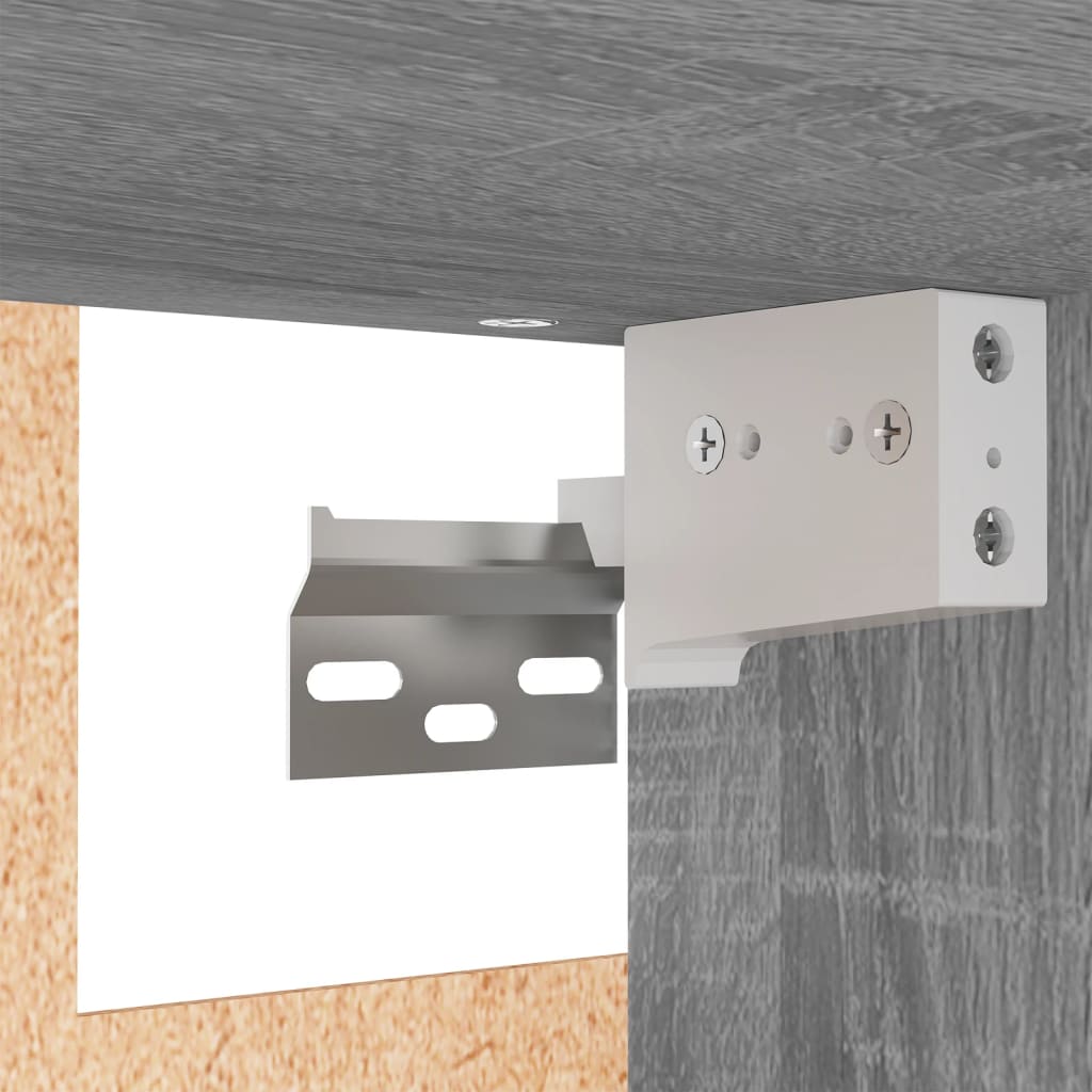 vidaXL Hanging Cabinet Grey Sonoma Engineered Wood