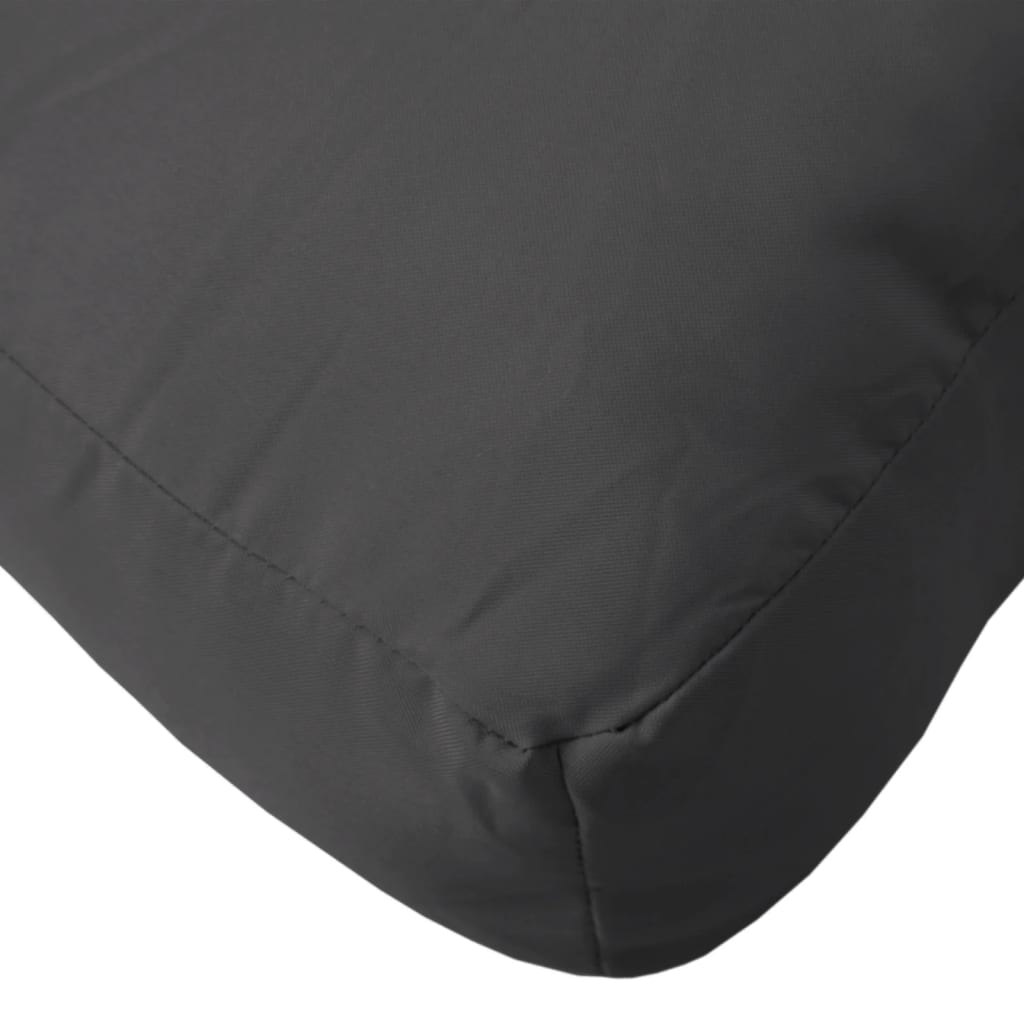 vidaXL Pallet Cushion Black 60x60x6 cm Oxford Fabric