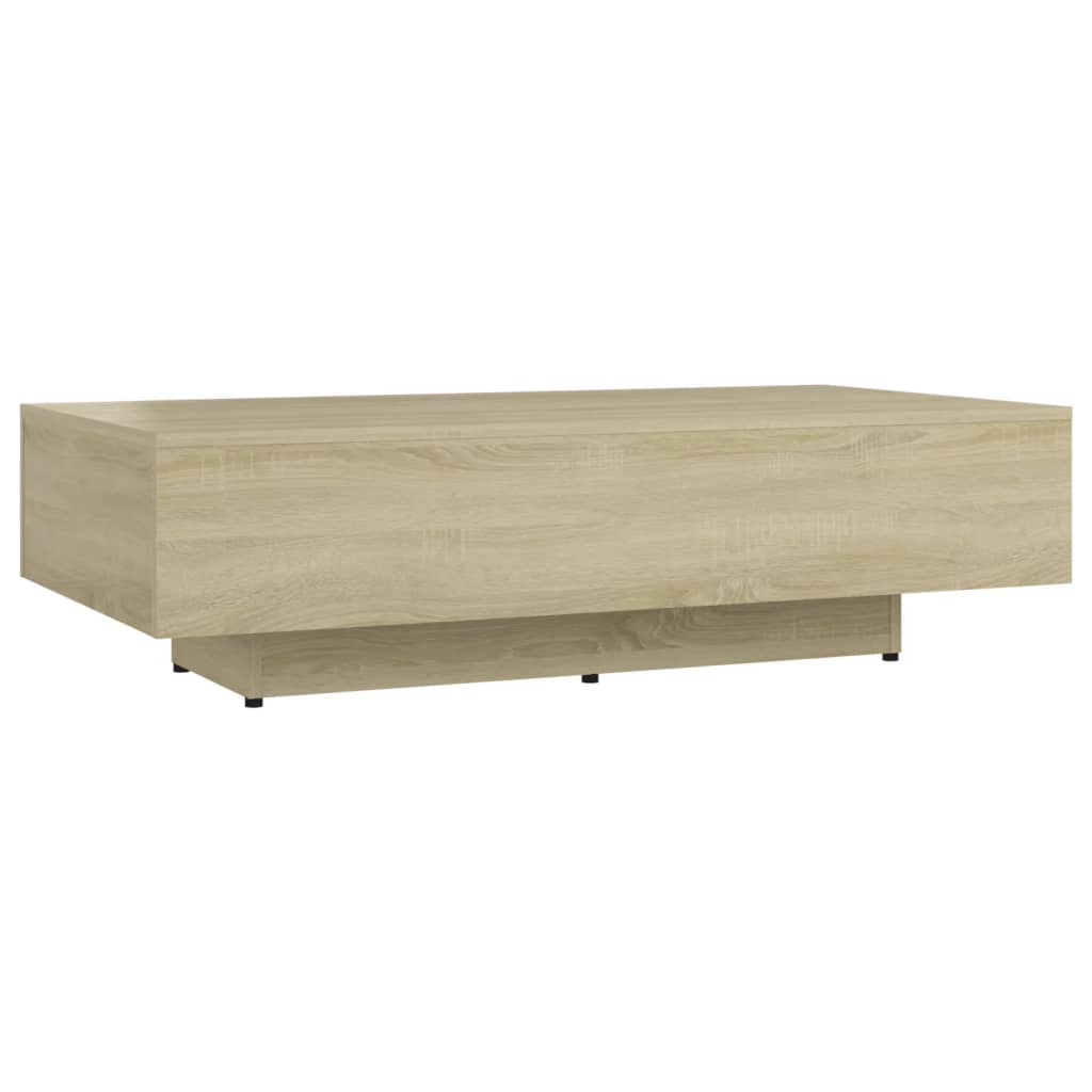 vidaXL Coffee Table Sonoma Oak 115x60x31 cm Engineered Wood