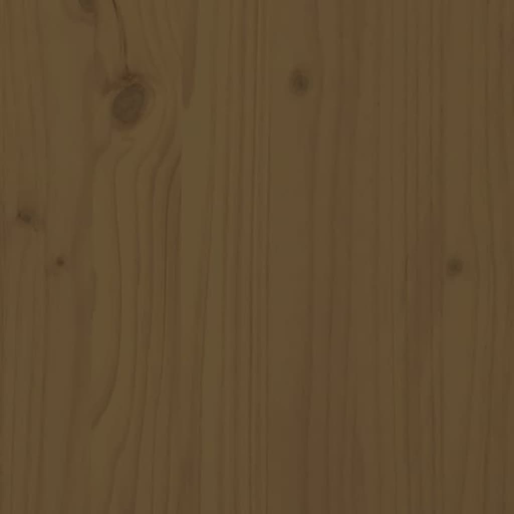 vidaXL Dog Bed Honey Brown 95.5x65.5x28 cm Solid Wood Pine