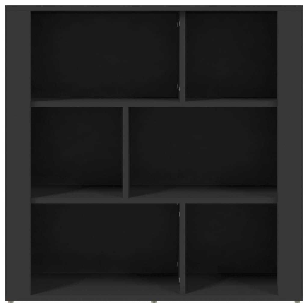 vidaXL Sideboard Black 80x30x80 cm Engineered Wood