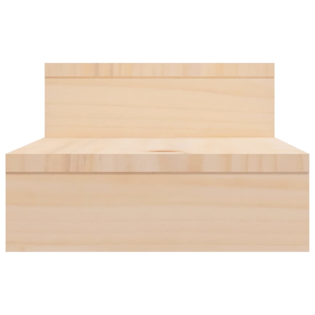 vidaXL Monitor Stand (52-101)x22x14 cm Solid Wood Pine