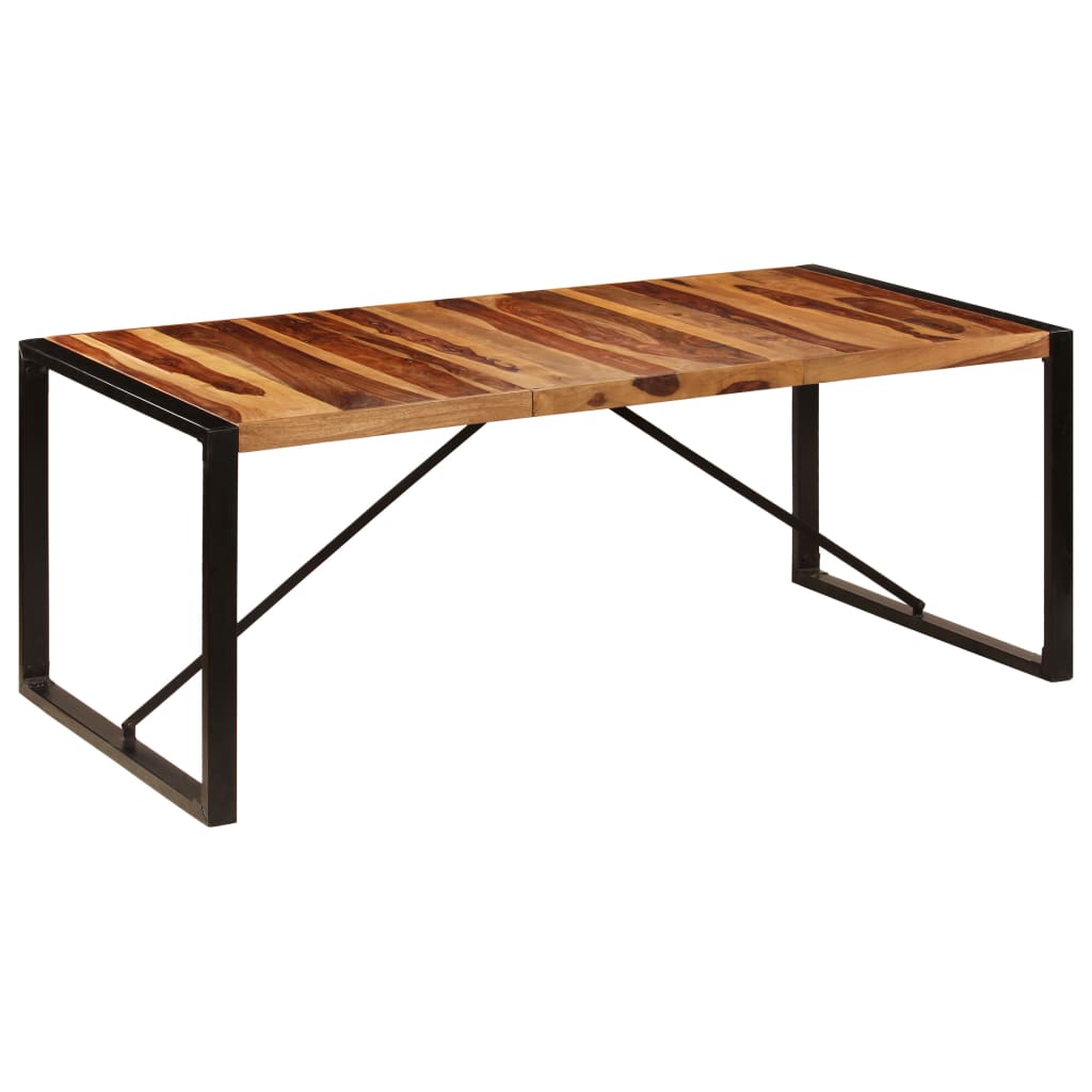 vidaXL Dining Table 200x100x75 cm Solid Sheesham Wood