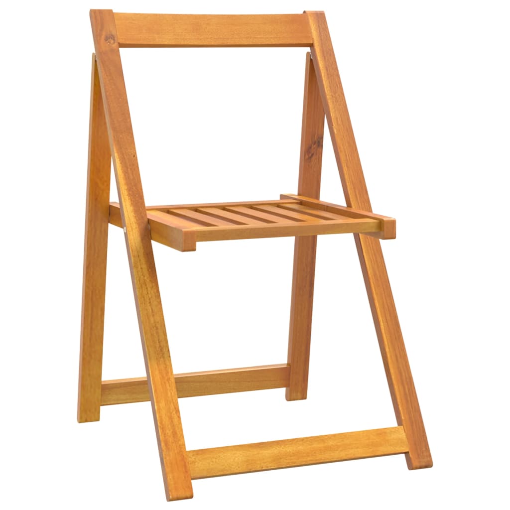 vidaXL Folding Garden Chairs 6 pcs Solid Wood Acacia