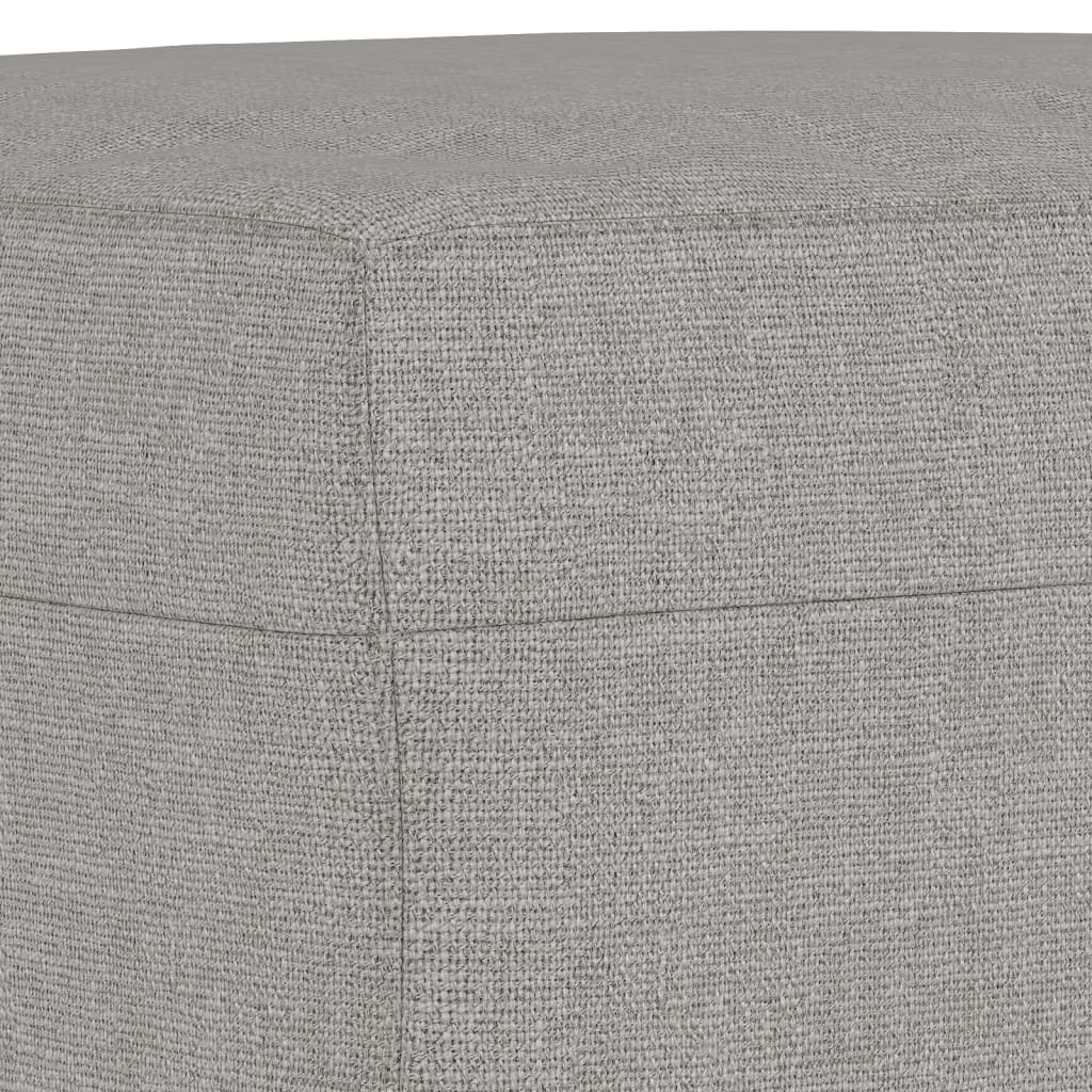 vidaXL Bench Light Grey 70x35x41 cm Fabric