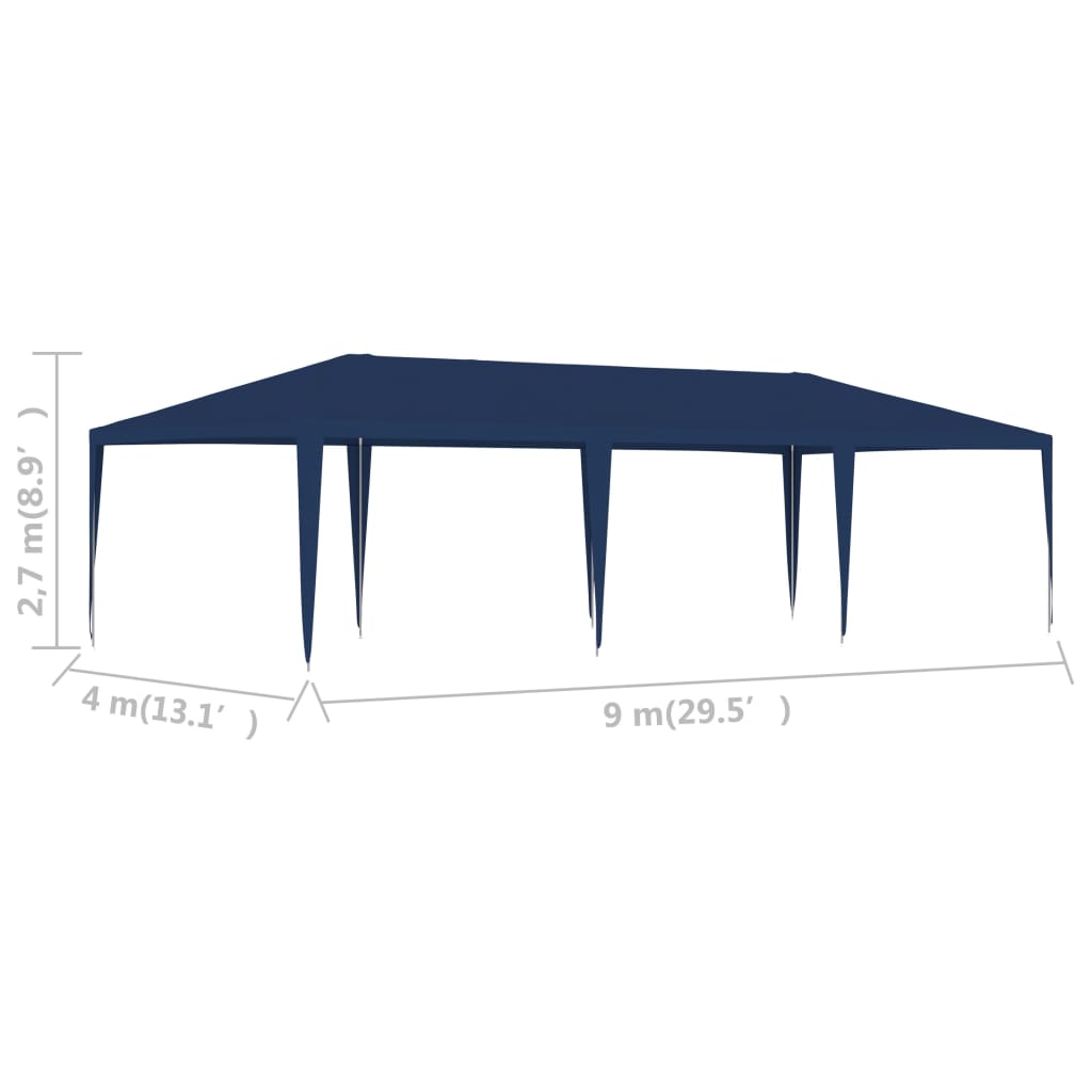 vidaXL Party Tent 4x9 m Blue