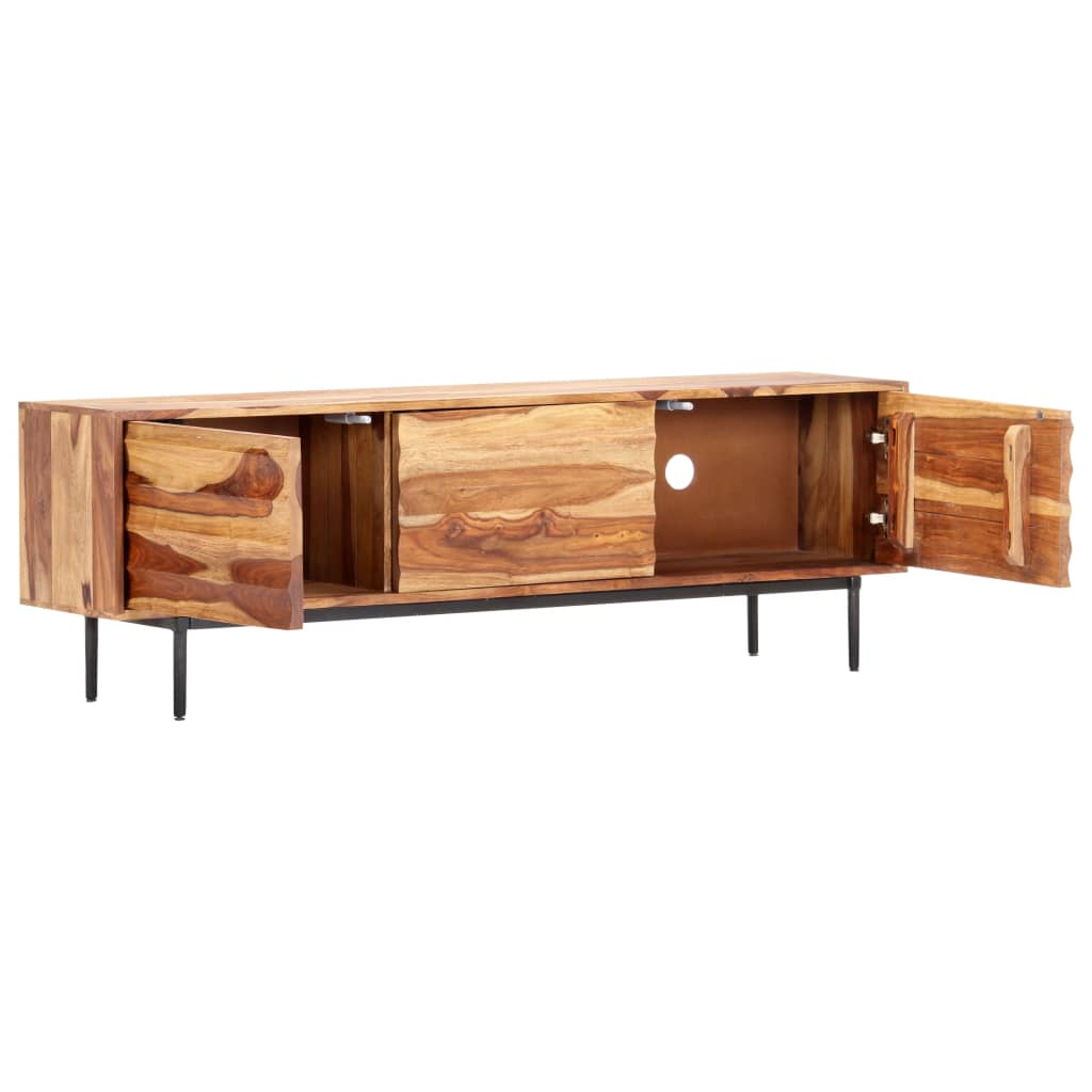 vidaXL TV Cabinet 140x30x45 cm Solid Sheesham Wood