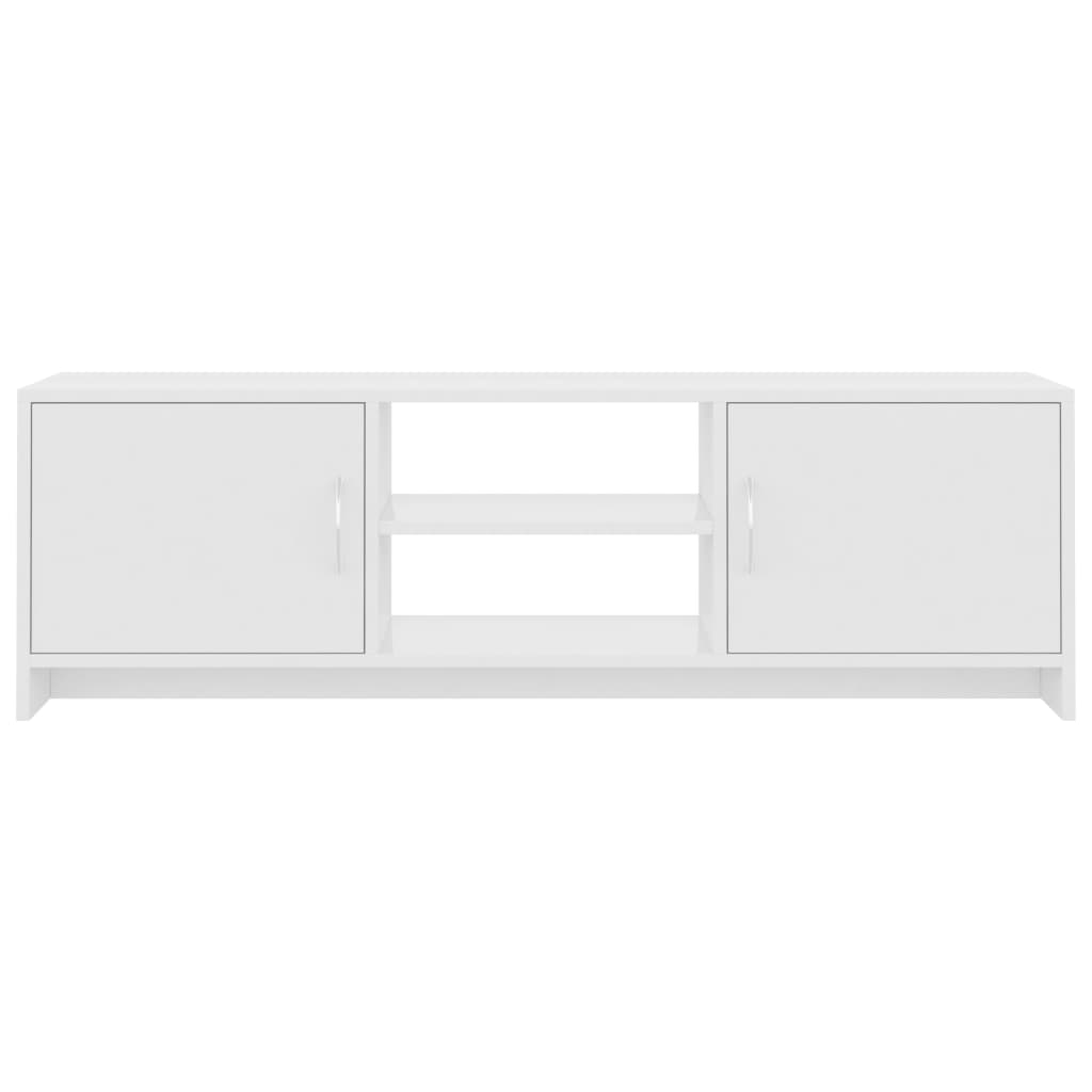 vidaXL TV Cabinet High Gloss White 120x30x37.5 cm Engineered Wood