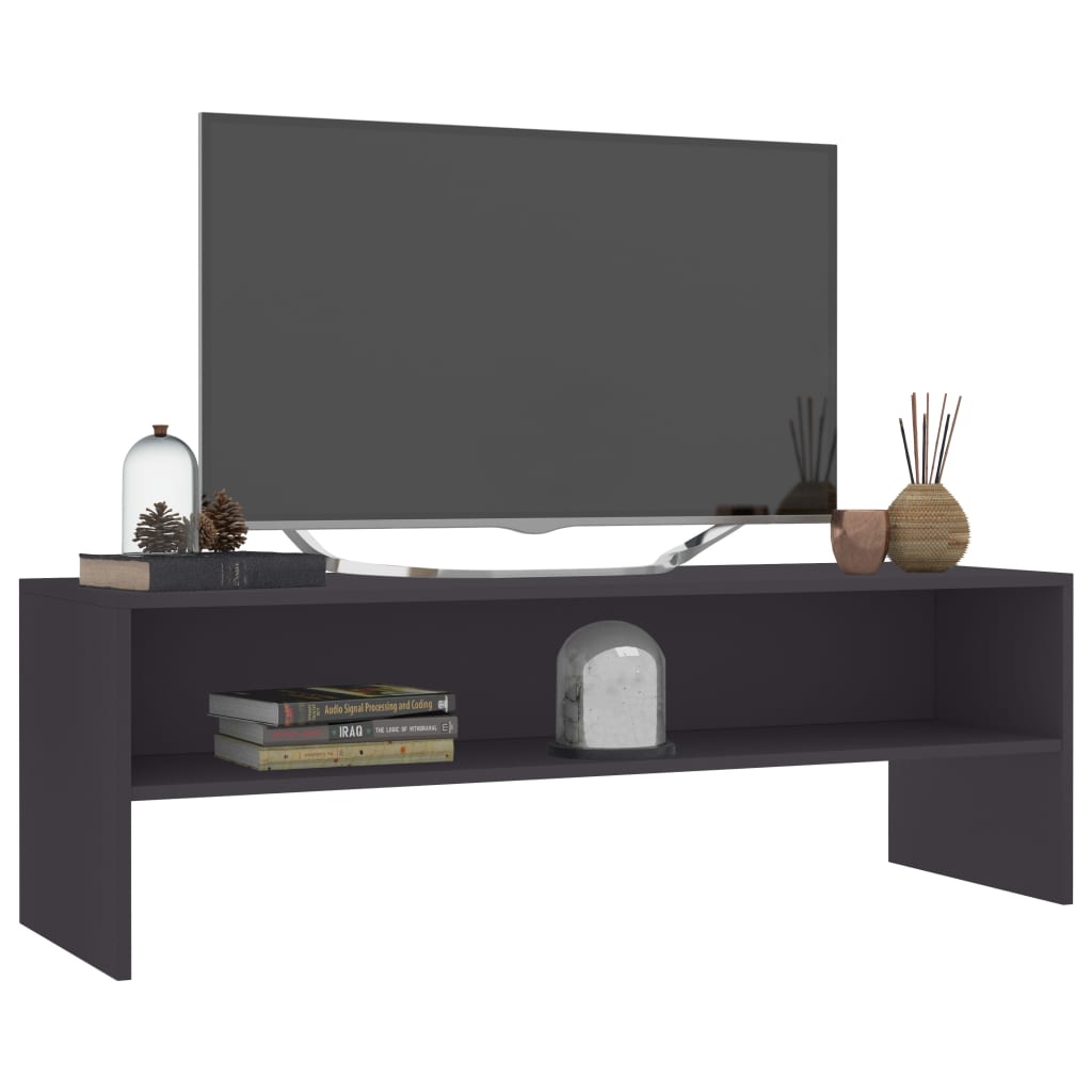vidaXL TV Cabinet Grey 120x40x40 cm Engineered Wood