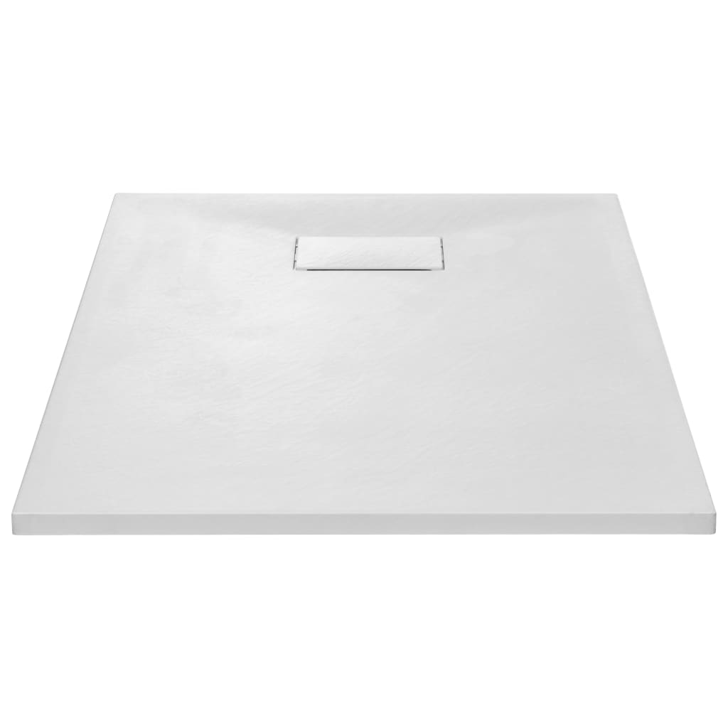 vidaXL Shower Base Tray SMC White 100x70 cm