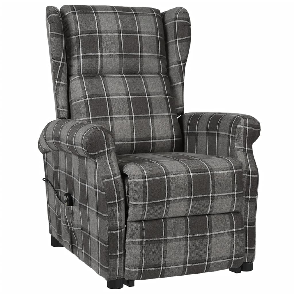 vidaXL Stand up Chair Grey Fabric
