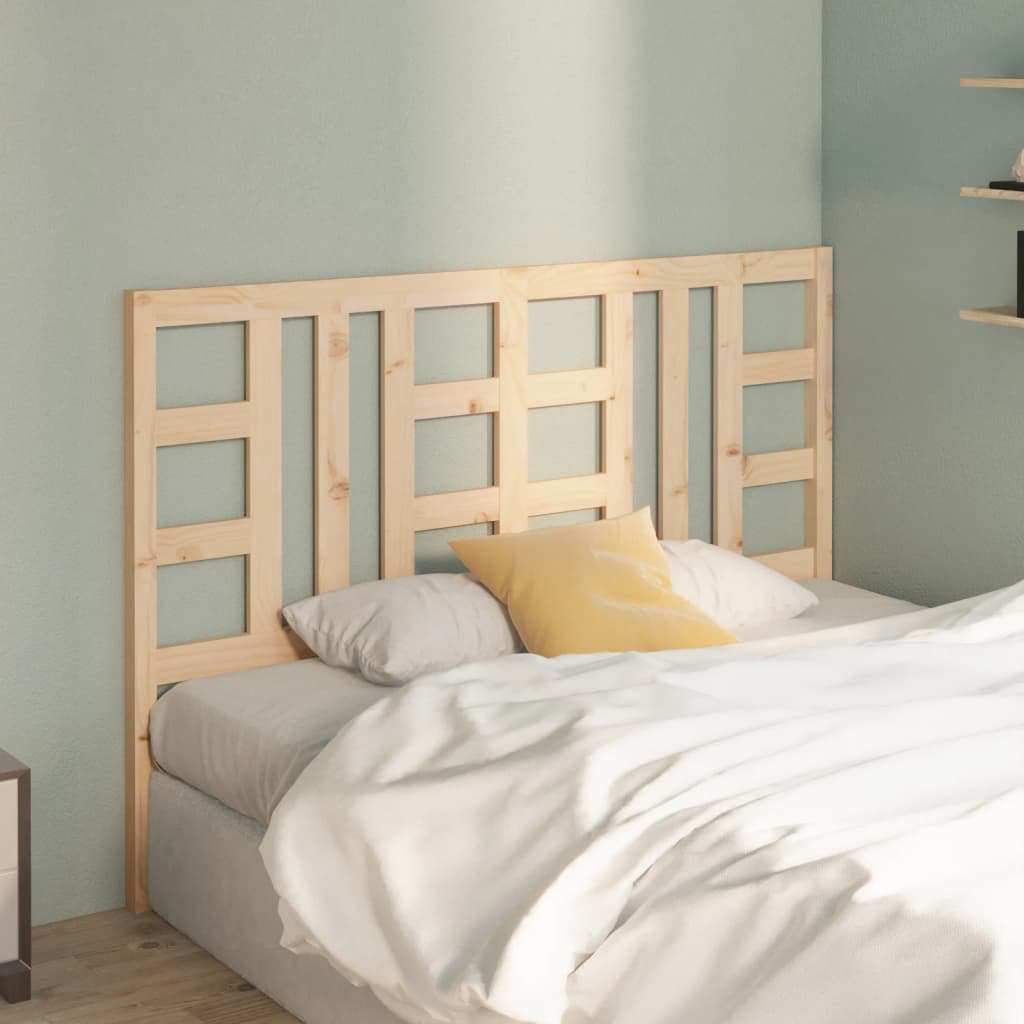 vidaXL Bed Headboard 156x4x100 cm Solid Wood Pine