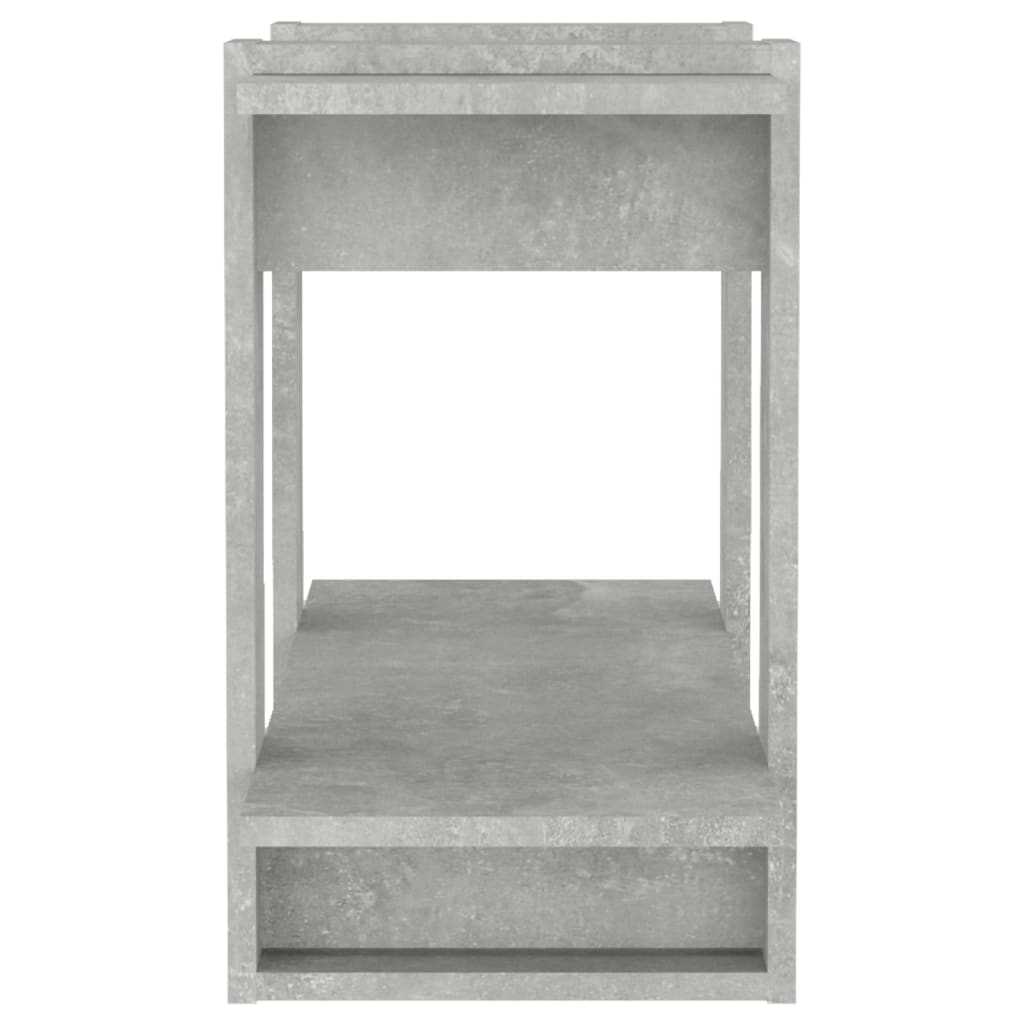 vidaXL Book Cabinet/Room Divider Concrete Grey 80x30x51 cm