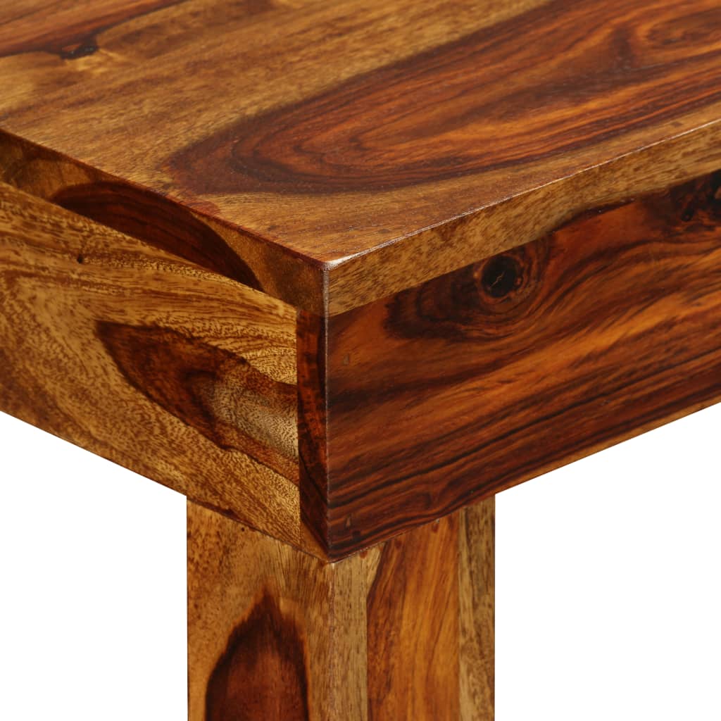 vidaXL Console Table Solid Sheesham Wood 120x35x75 cm