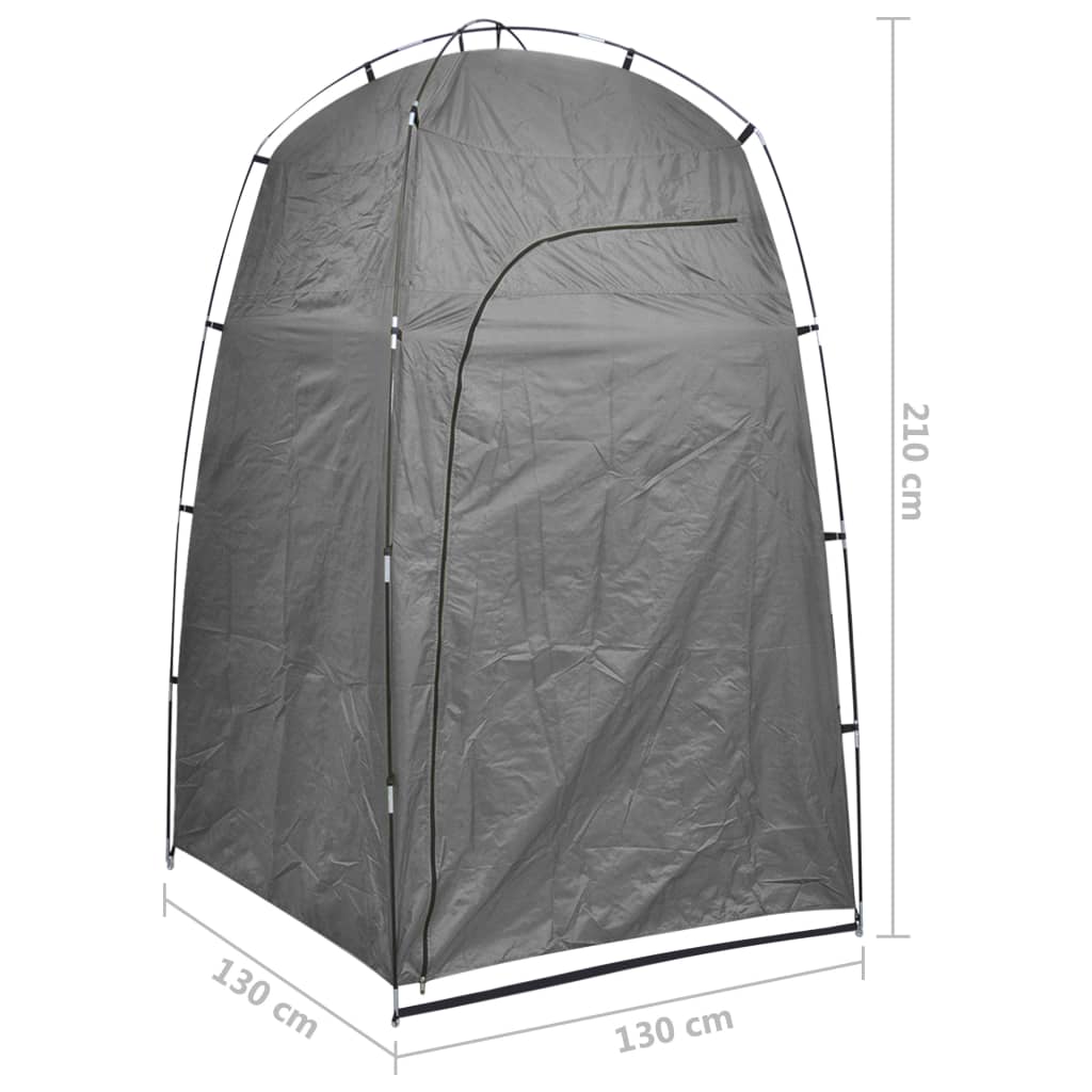 vidaXL Shower WC Changing Tent Grey