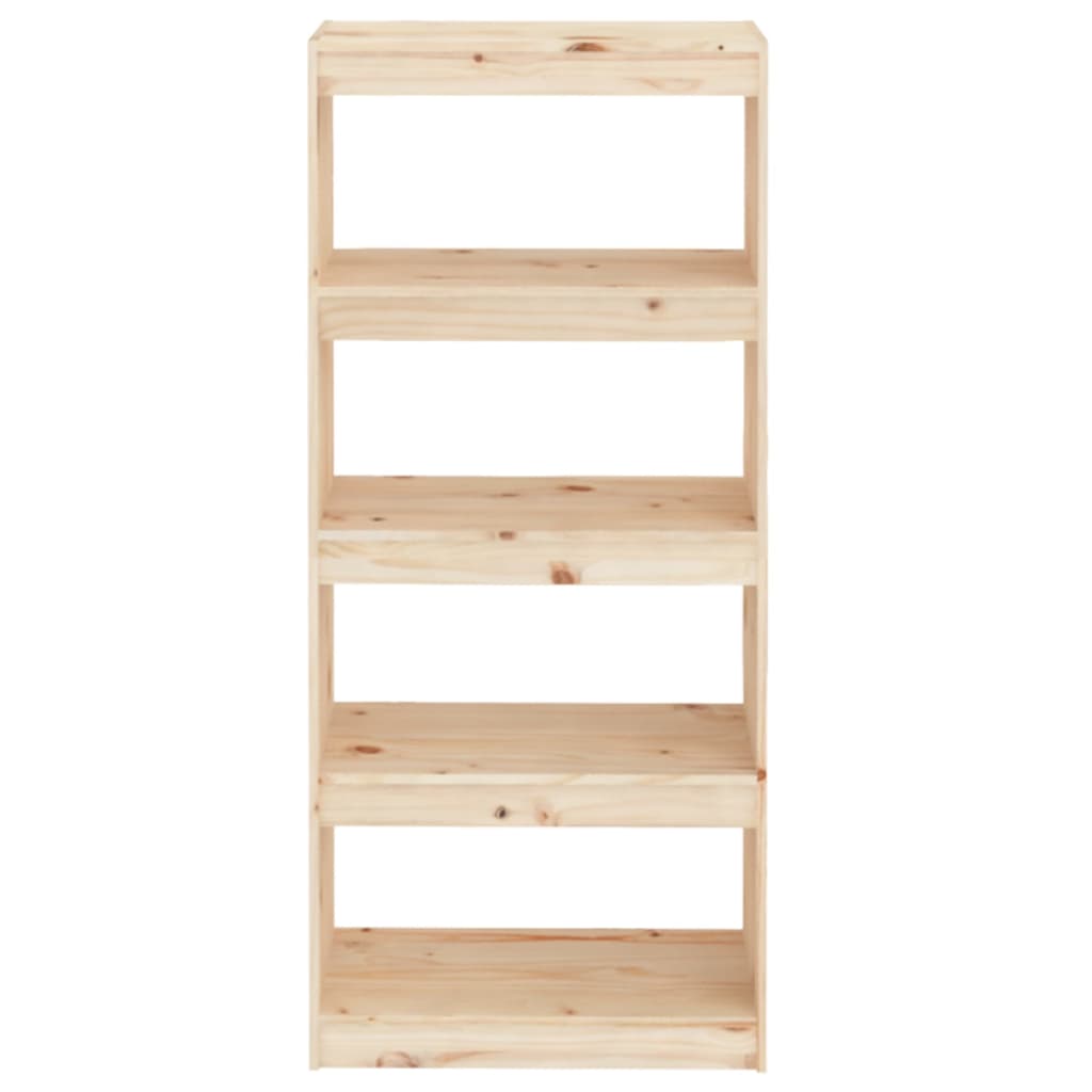 vidaXL Book Cabinet/Room Divider 60x30x135.5 cm Solid Wood Pine