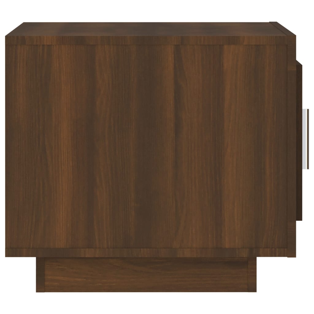 vidaXL Coffee Table Brown Oak 51x50x45 cm Engineered Wood