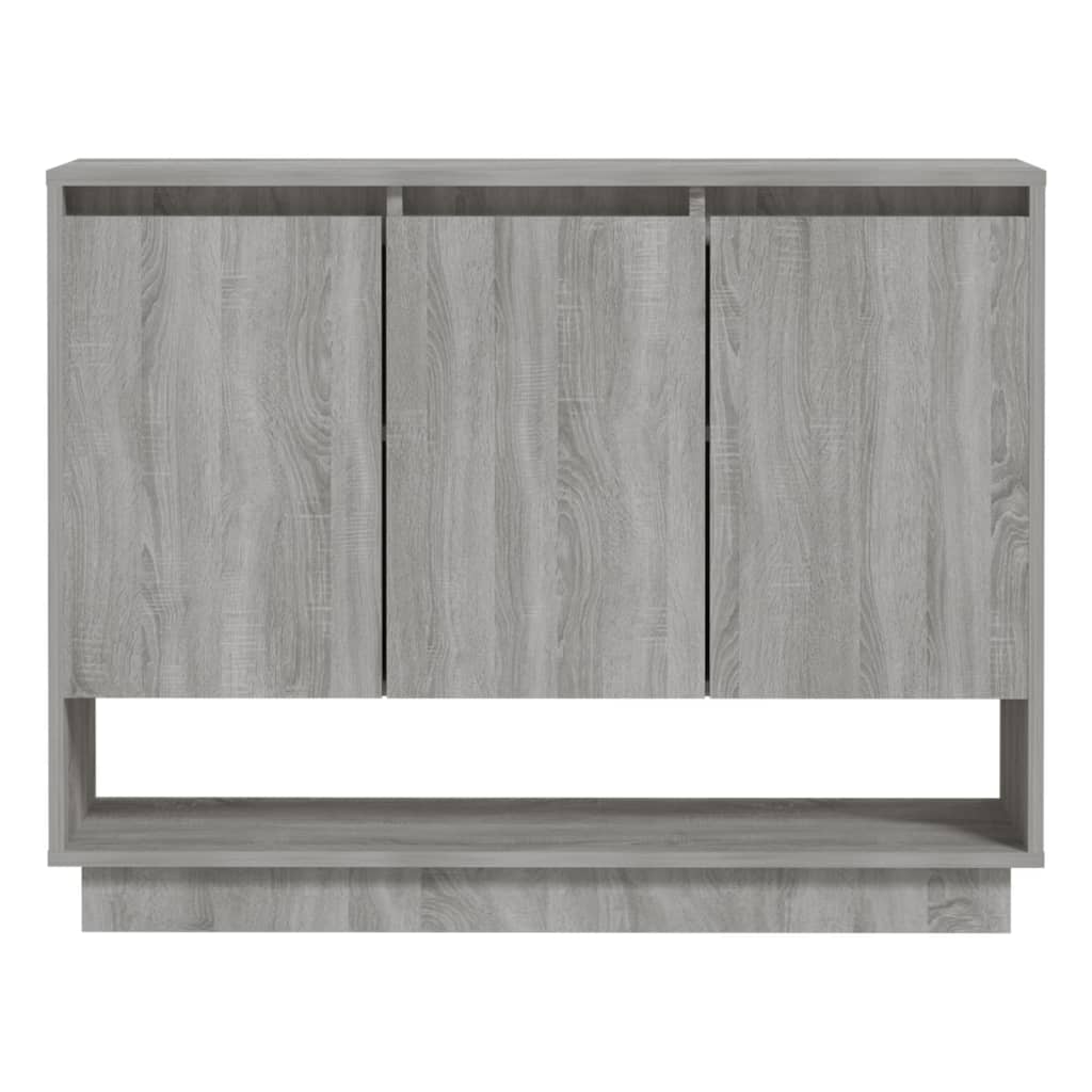 vidaXL Sideboard Grey Sonoma 97x31x75 cm Engineered Wood