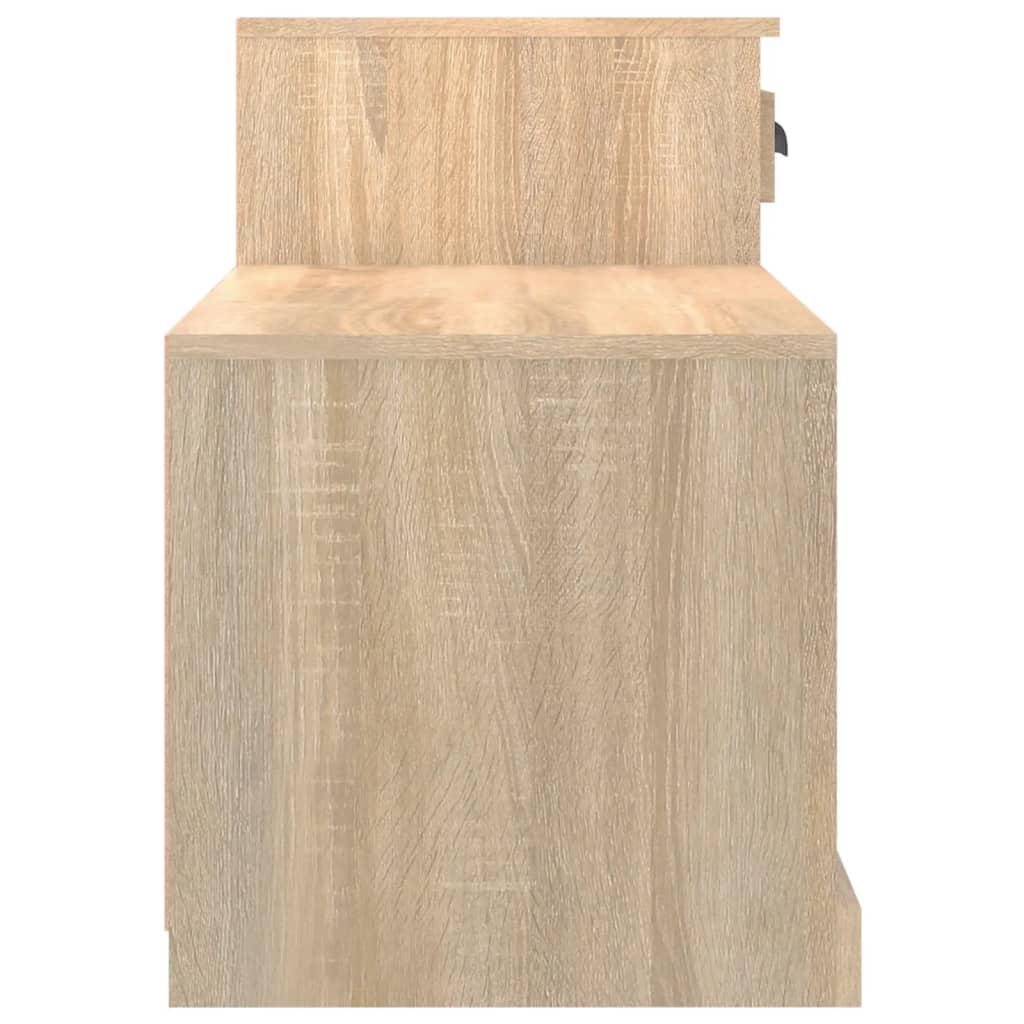 vidaXL Shoe Cabinet Sonoma Oak 100x42x60 cm Engineered Wood