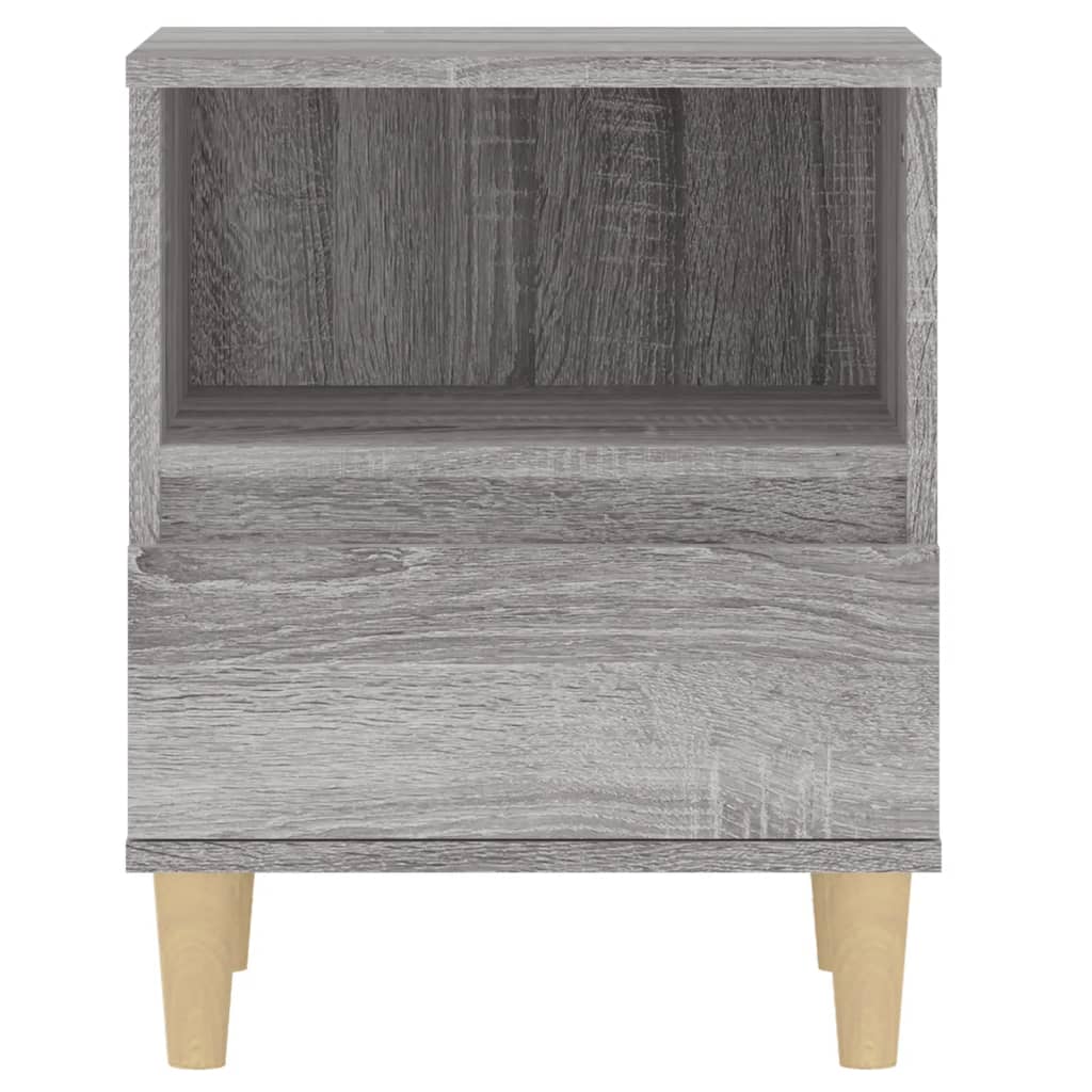 vidaXL Bedside Cabinets 2 pcs Grey Sonoma 40x35x50 cm
