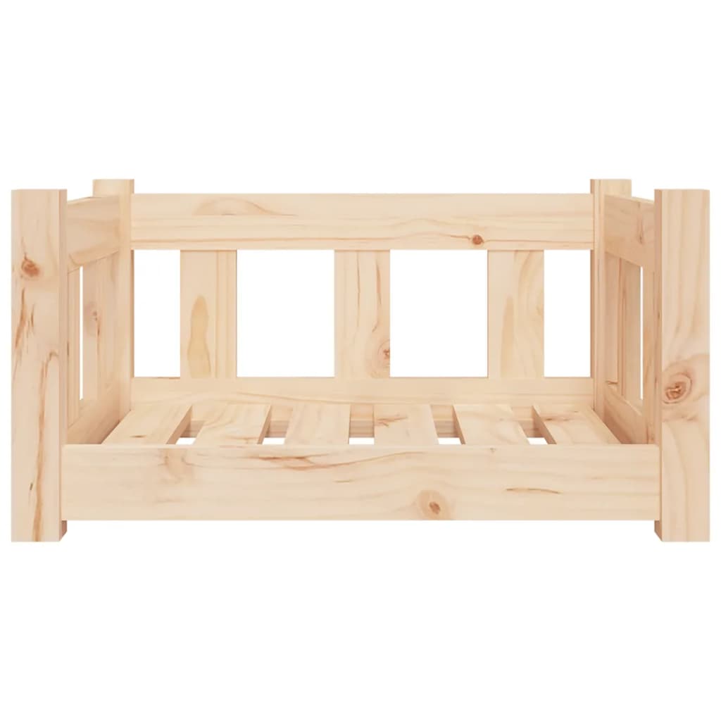 vidaXL Dog Bed 55.5x45.5x28 cm Solid Wood Pine