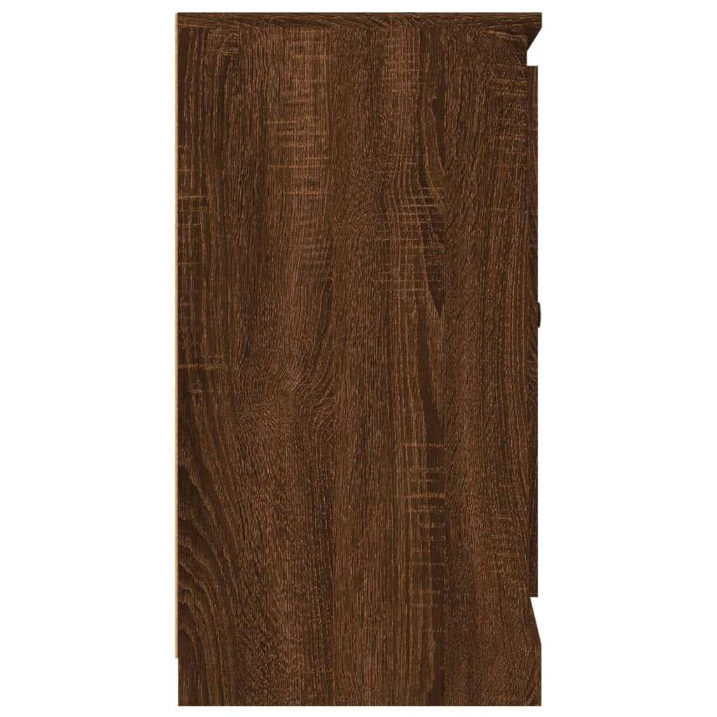 vidaXL Sideboard Brown Oak 70x35.5x67.5 cm Engineered Wood