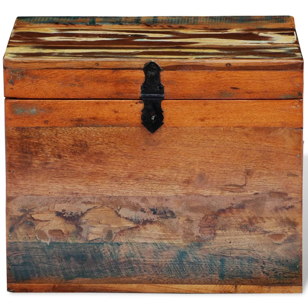 vidaXL Reclaimed Storage Box Solid Wood
