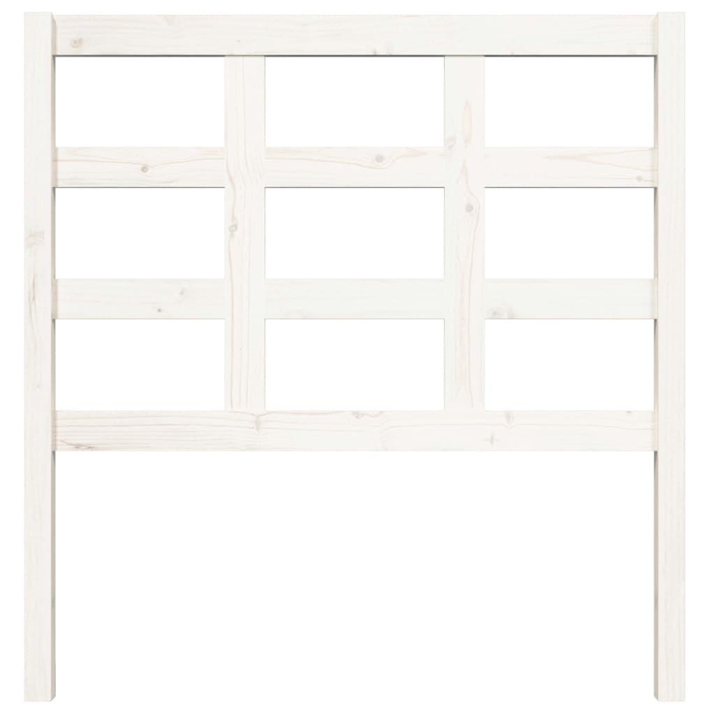 vidaXL Bed Headboard White 95.5x4x100 cm Solid Wood Pine