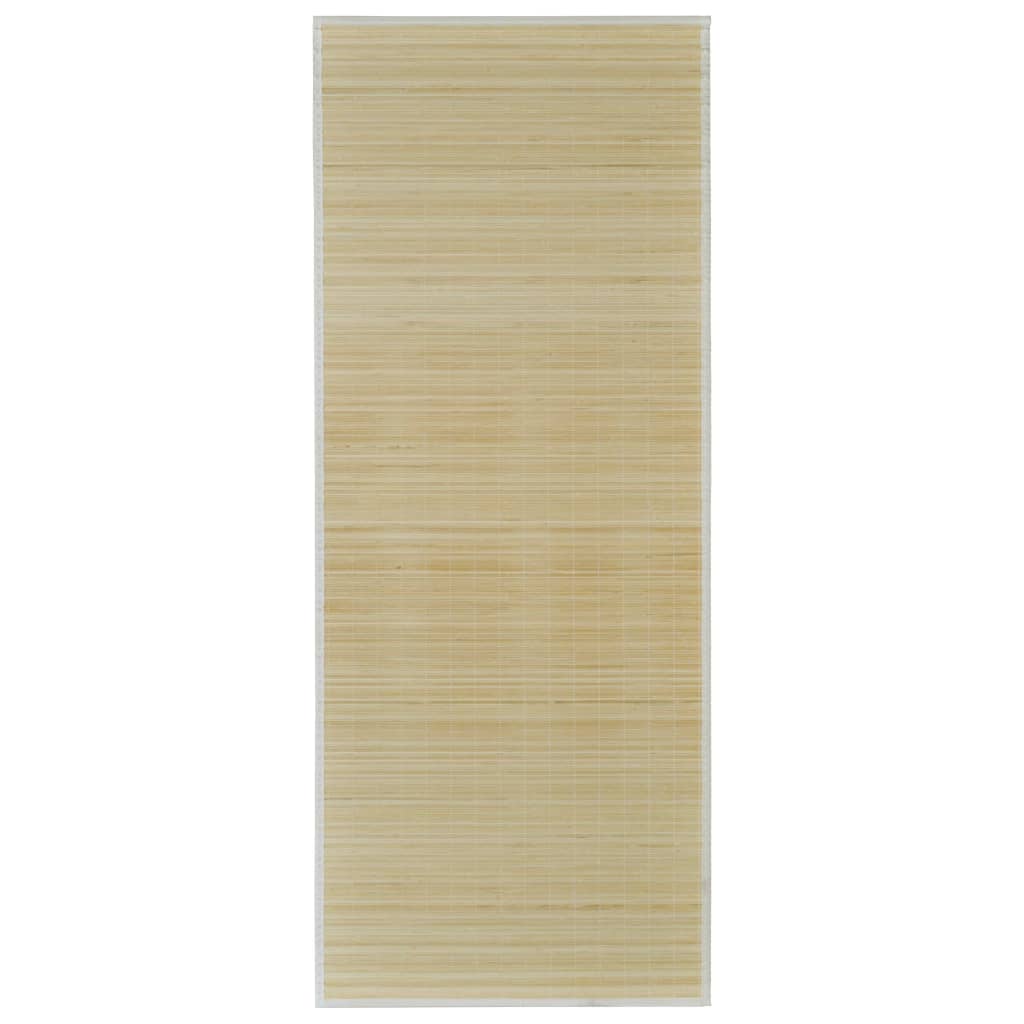 vidaXL Rug Bamboo 100x160 cm Natural