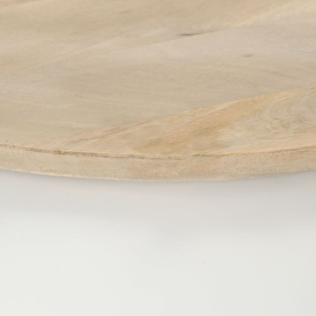 vidaXL Coffee Table White 51x51x27 cm Solid Wood Mango