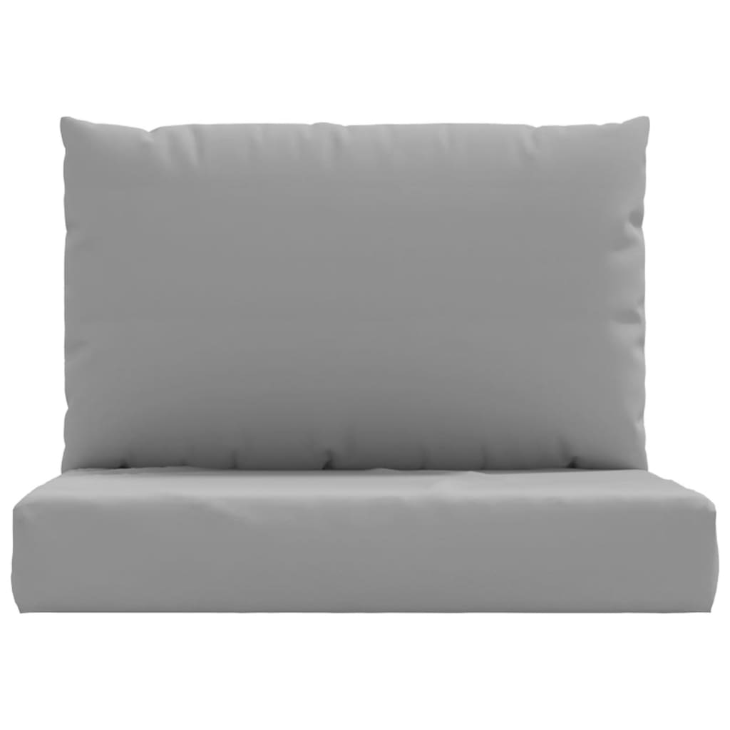 vidaXL Pallet Cushions 2 pcs Grey Oxford Fabric