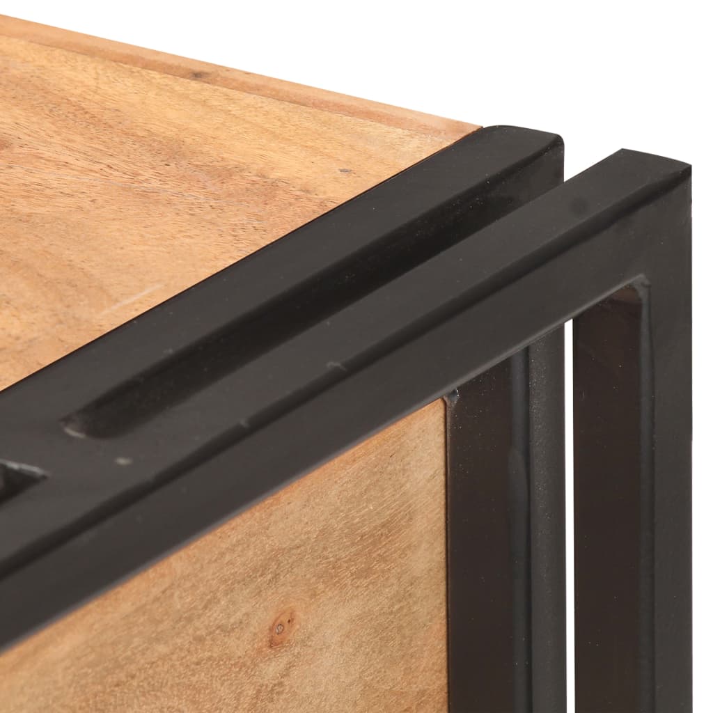vidaXL Sideboard 120x30x75 cm Solid Acacia Wood