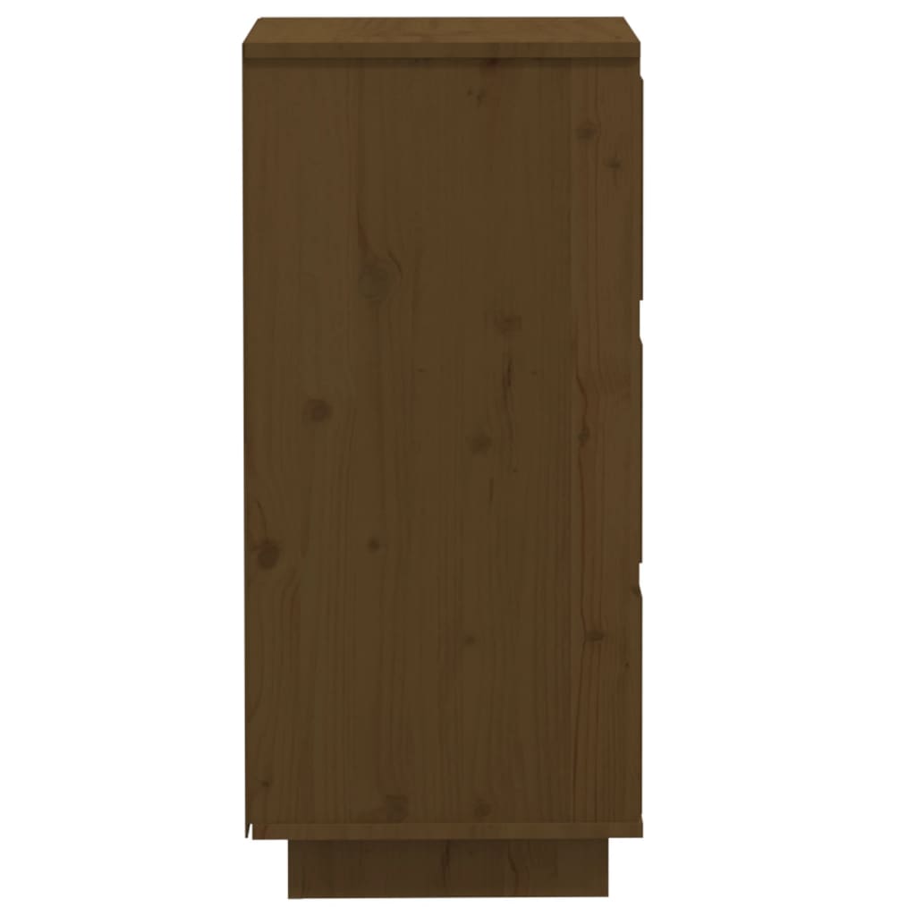 vidaXL Sideboard Honey Brown 32x34x75 cm Solid Wood Pine