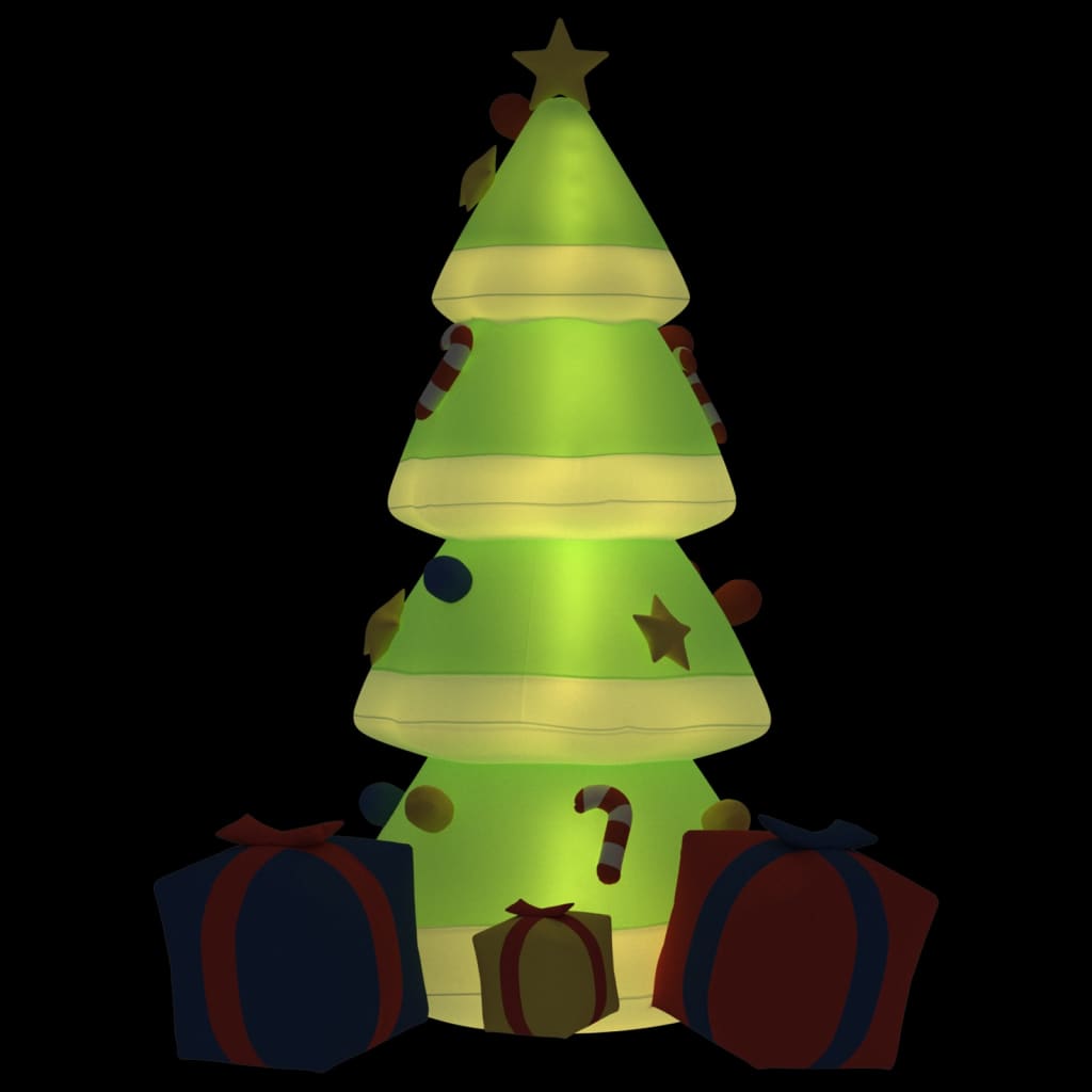 vidaXL Inflatable Christmas Tree with LEDs 240 cm