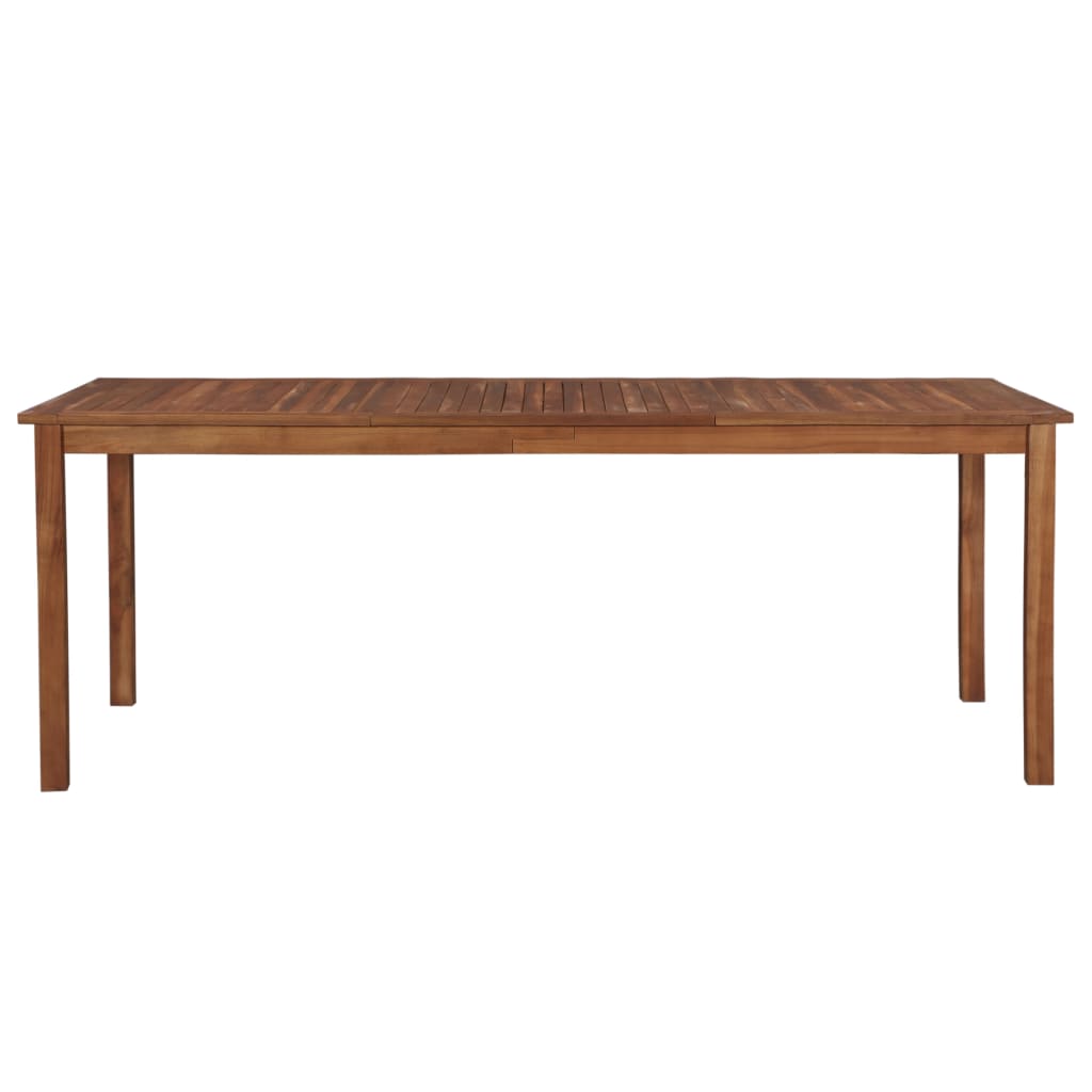 vidaXL Garden Table 200x100x74 cm Solid Acacia Wood