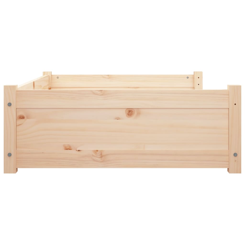 vidaXL Dog Bed 95.5x65.5x28 cm Solid Pine Wood