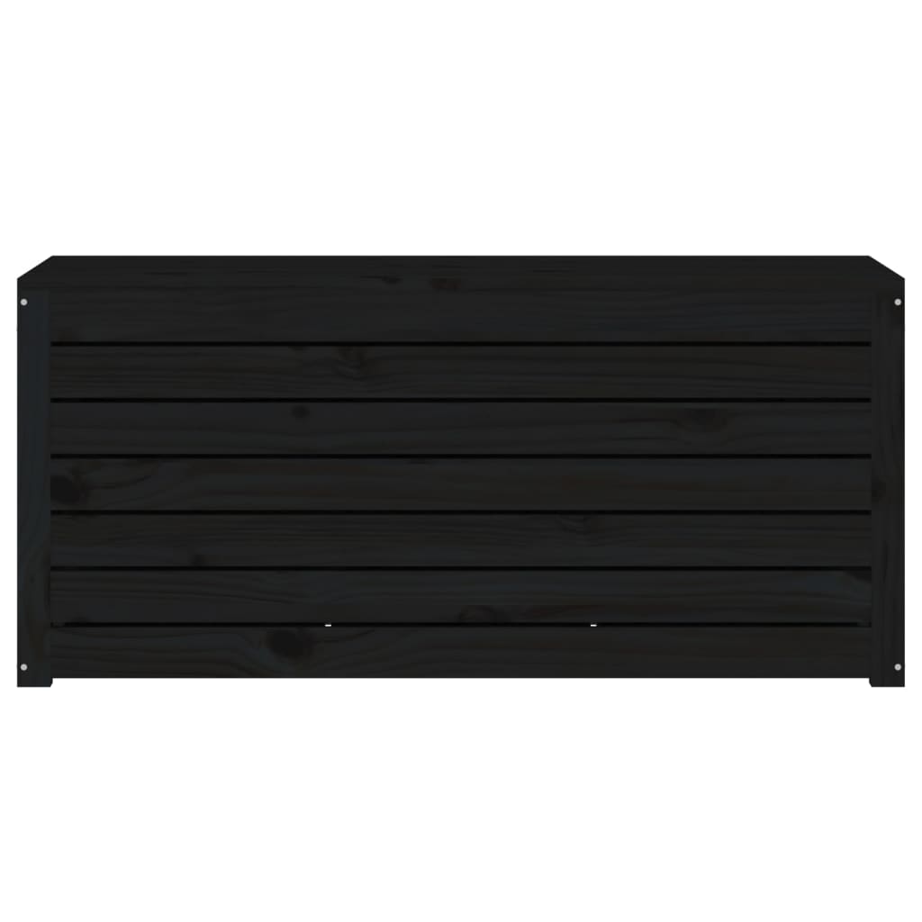vidaXL Garden Box Black 101x50.5x46.5 cm Solid Wood Pine