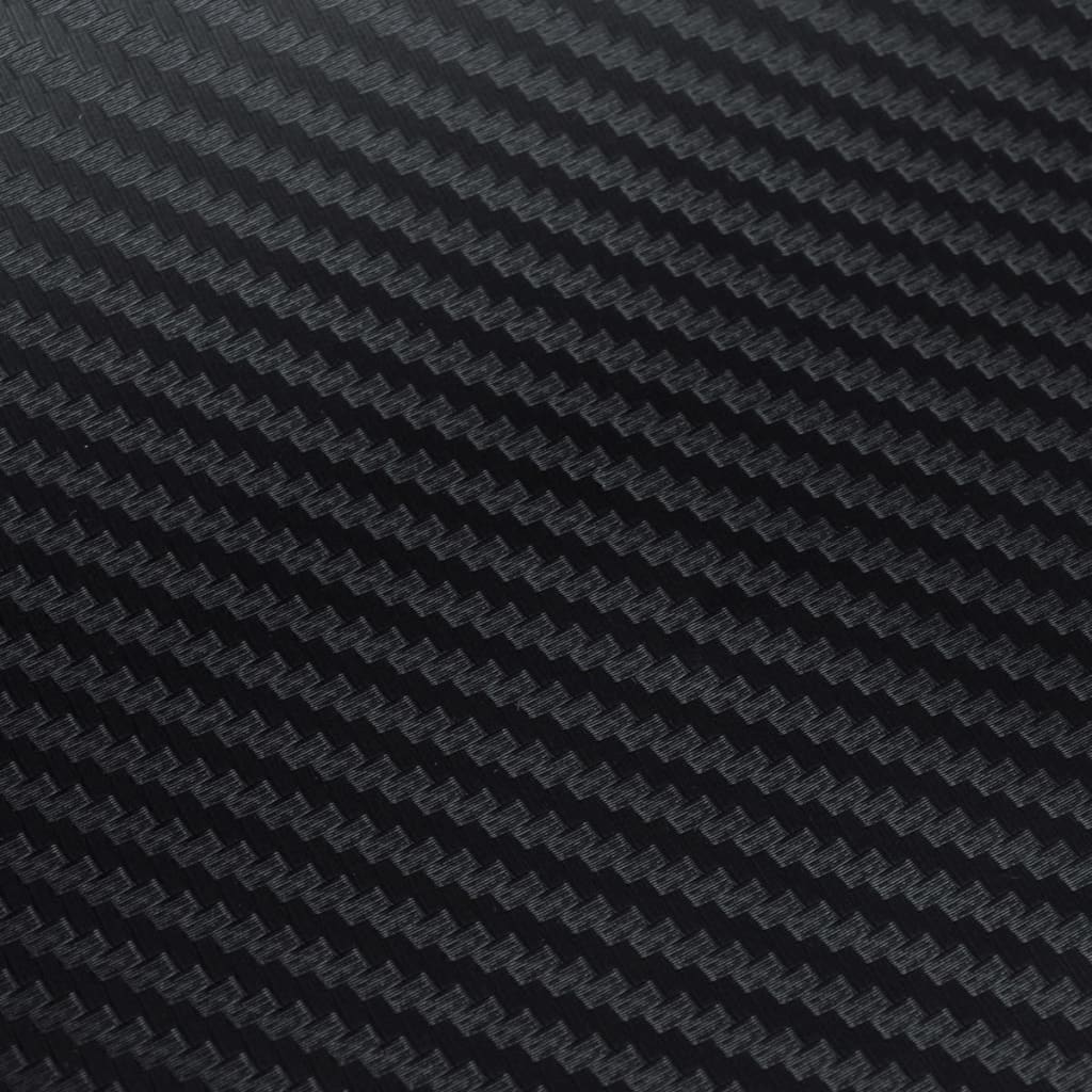 Carbon Fiber Vinyl Car Film 3D Black 152 x 500 cm